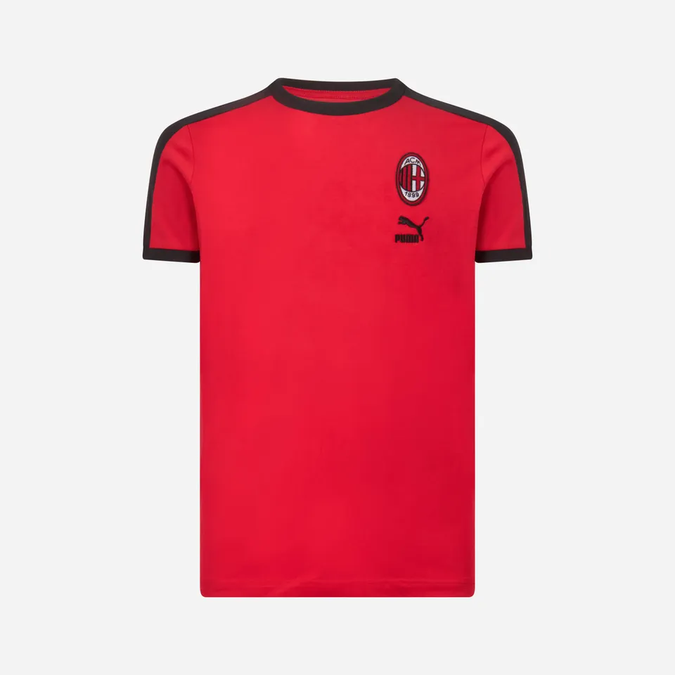AC Milan Heritage Collection T-Shirt maglia cotone rossa