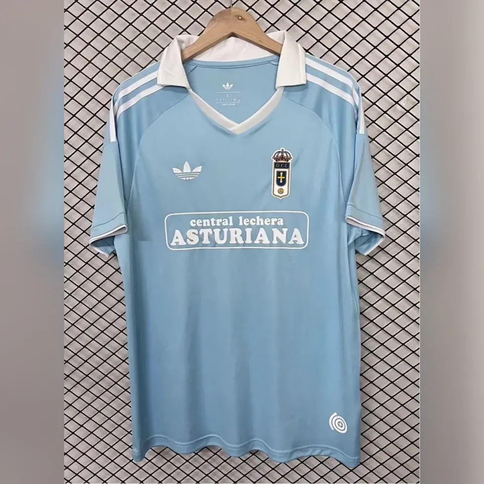 Tifoso Store Real Oviedo 2026/27 maglia azzurra polo
