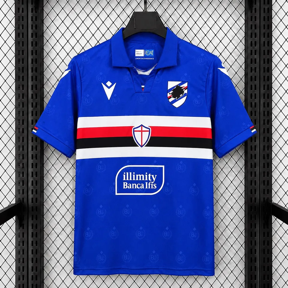 Sampdoria 2026/27 Home maglia blu versione Fan S-XXL