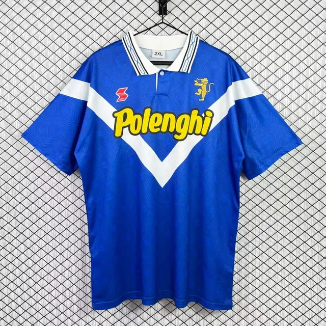 Tifoso Store Brescia 1995/96 maglia calcio azzurra V bianca