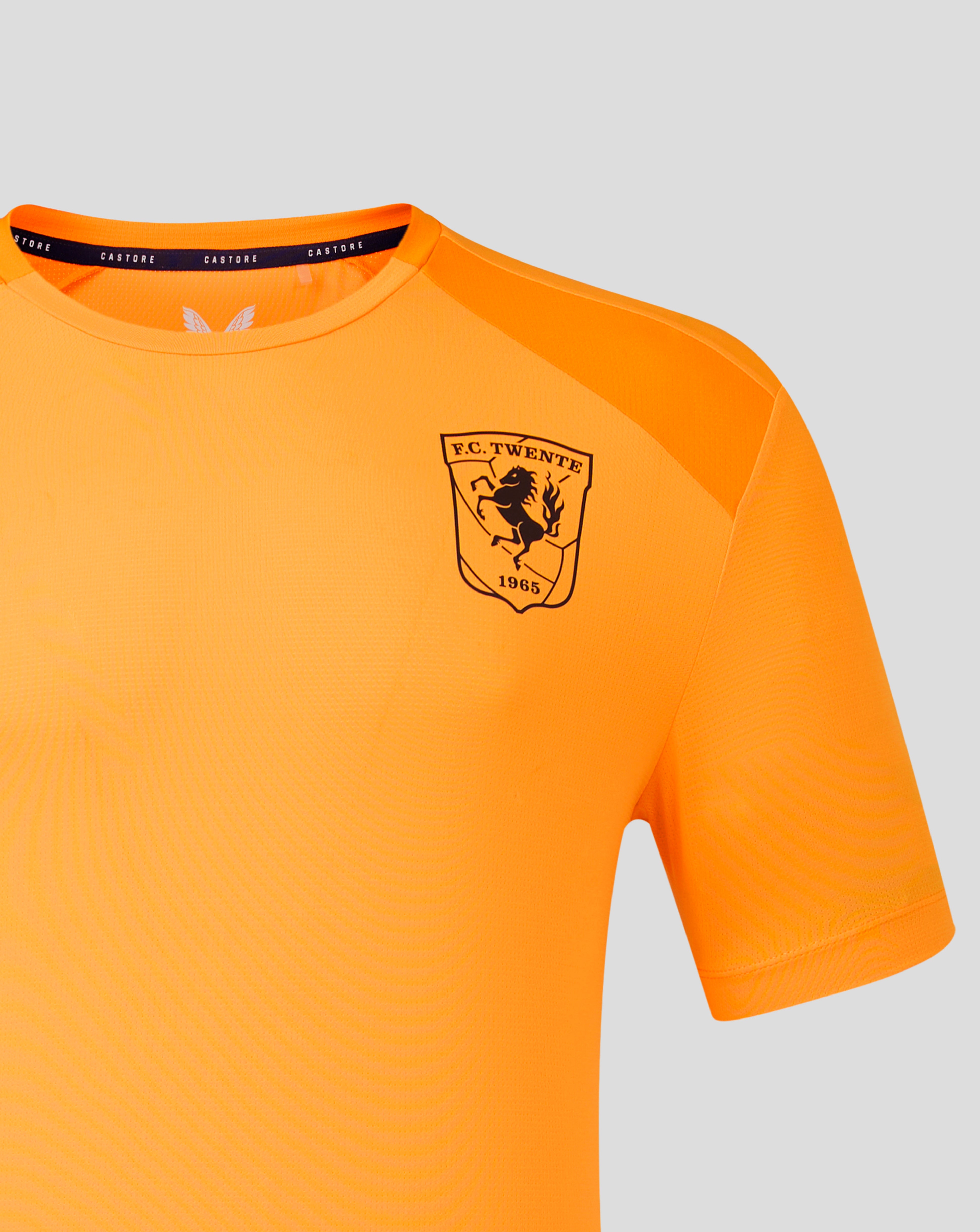Twente Training 26/27 t-shirt uomo arancione tessuto traspirante