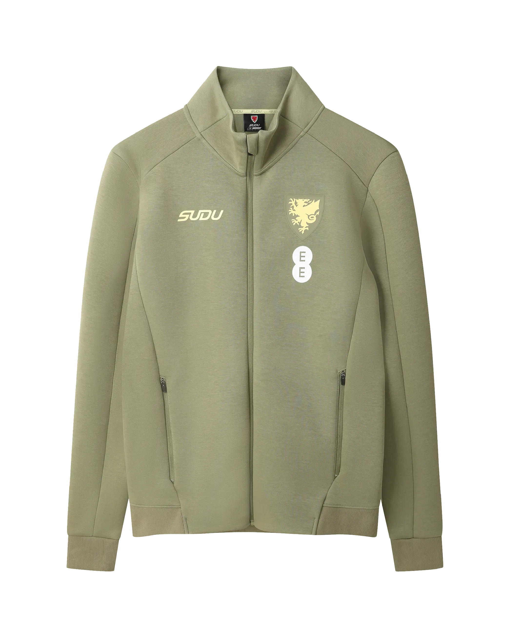 Wales Travel SUDU 2026-27 Players Away Giacca Verde Oliva