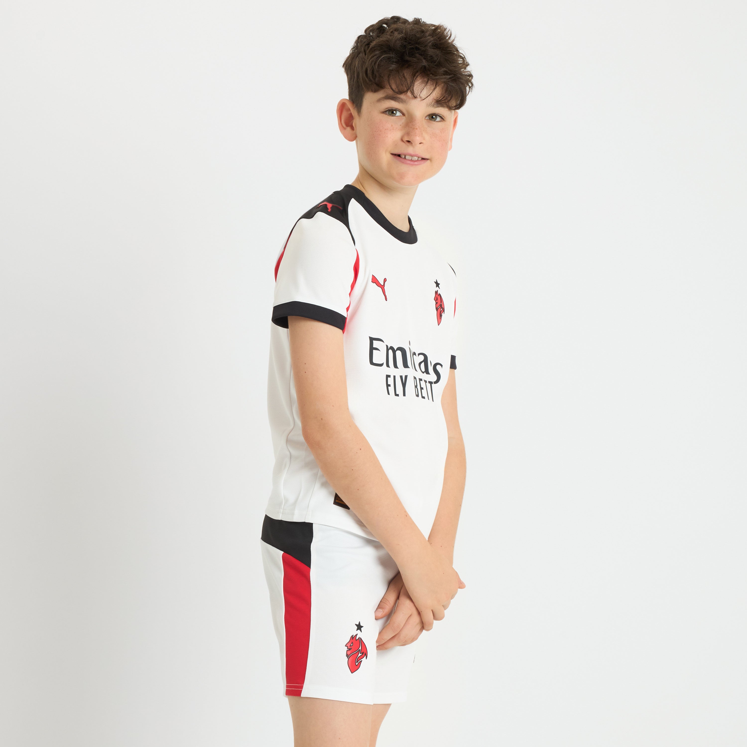 AC Milan Kit Gara Away 2025/26 maglia bambino 10 anni