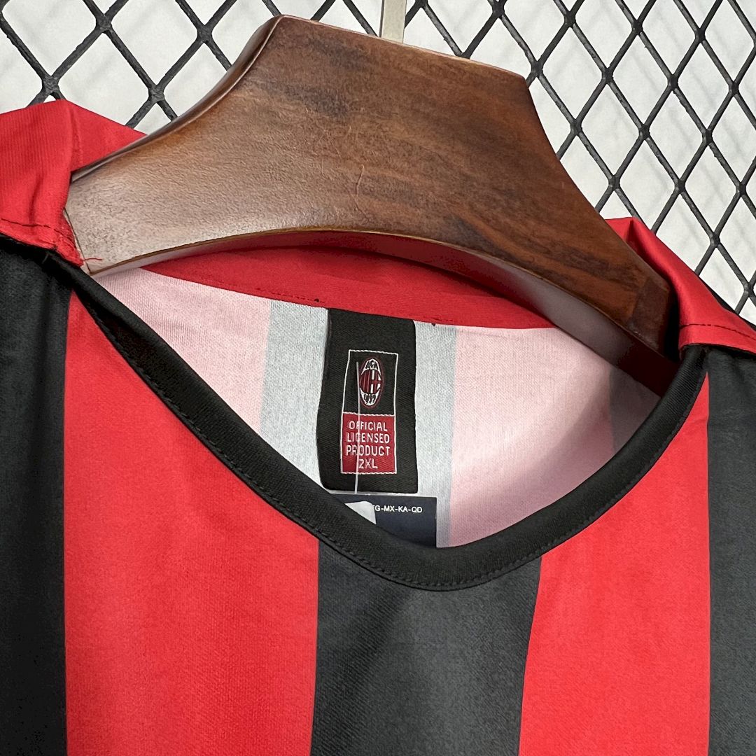 Tifoso Store Milan 1988/89 maglia da calcio rosso nera