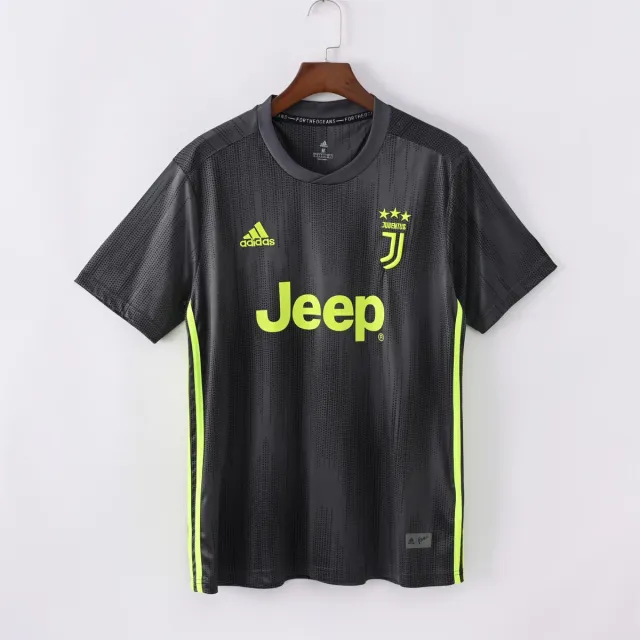 Tifoso Store Juventus 2018/19 Seconda Maglia nera giallo fluo