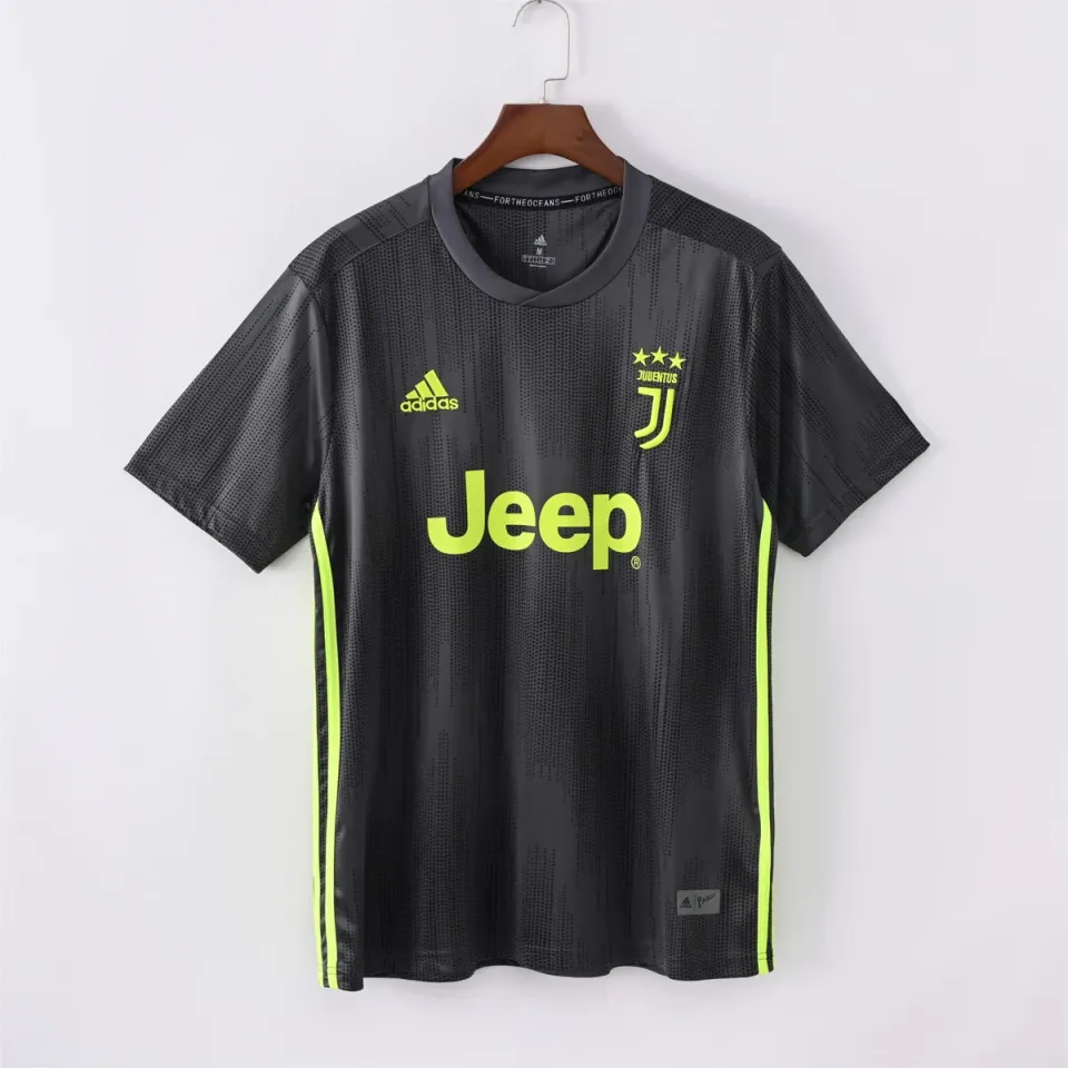 Tifoso Store Juventus 2018/19 Seconda Maglia nera giallo fluo