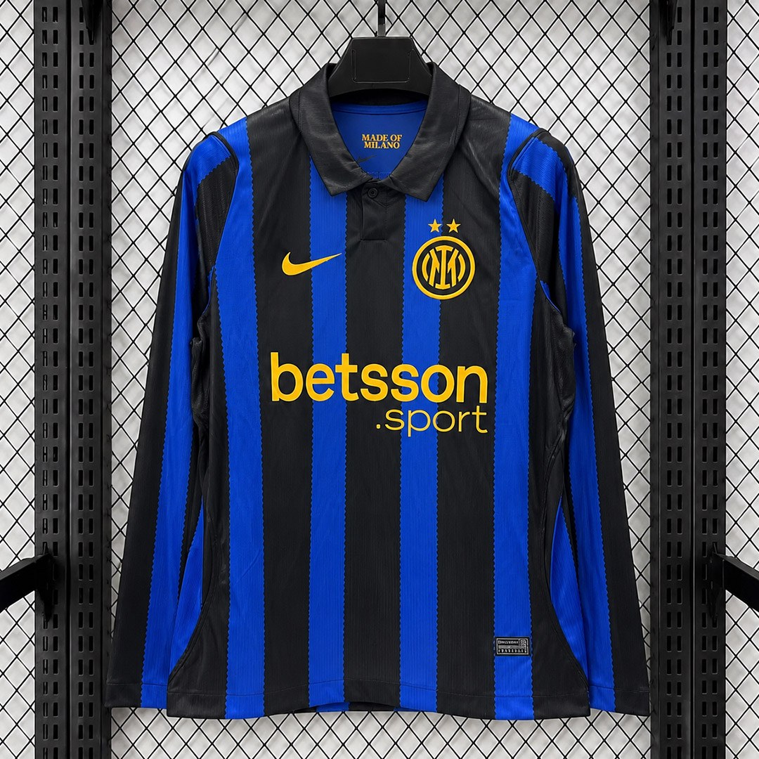Inter 2026/27 maglia home manica lunga fan