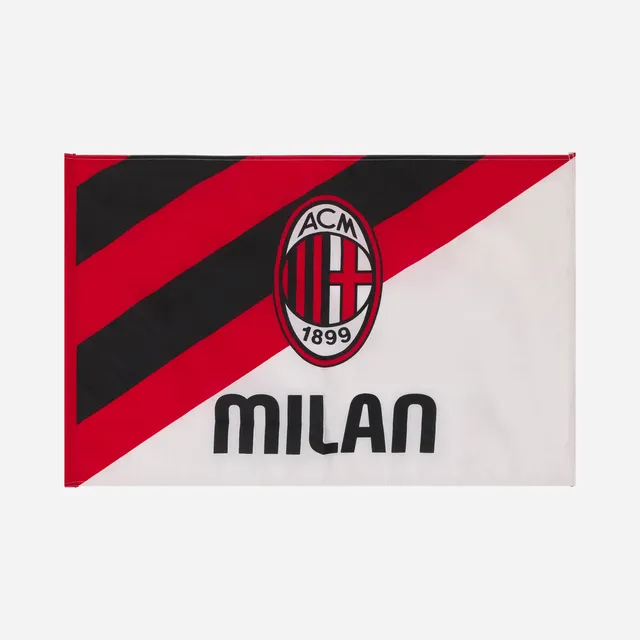 AC Milan bandiera bianca 60x90 cm logo