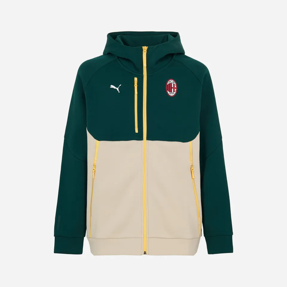 AC Milan Pumatech 2025/26 giacca verde cappuccio