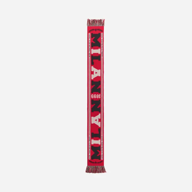 AC Milan College sciarpa rosso nero grigio lana
