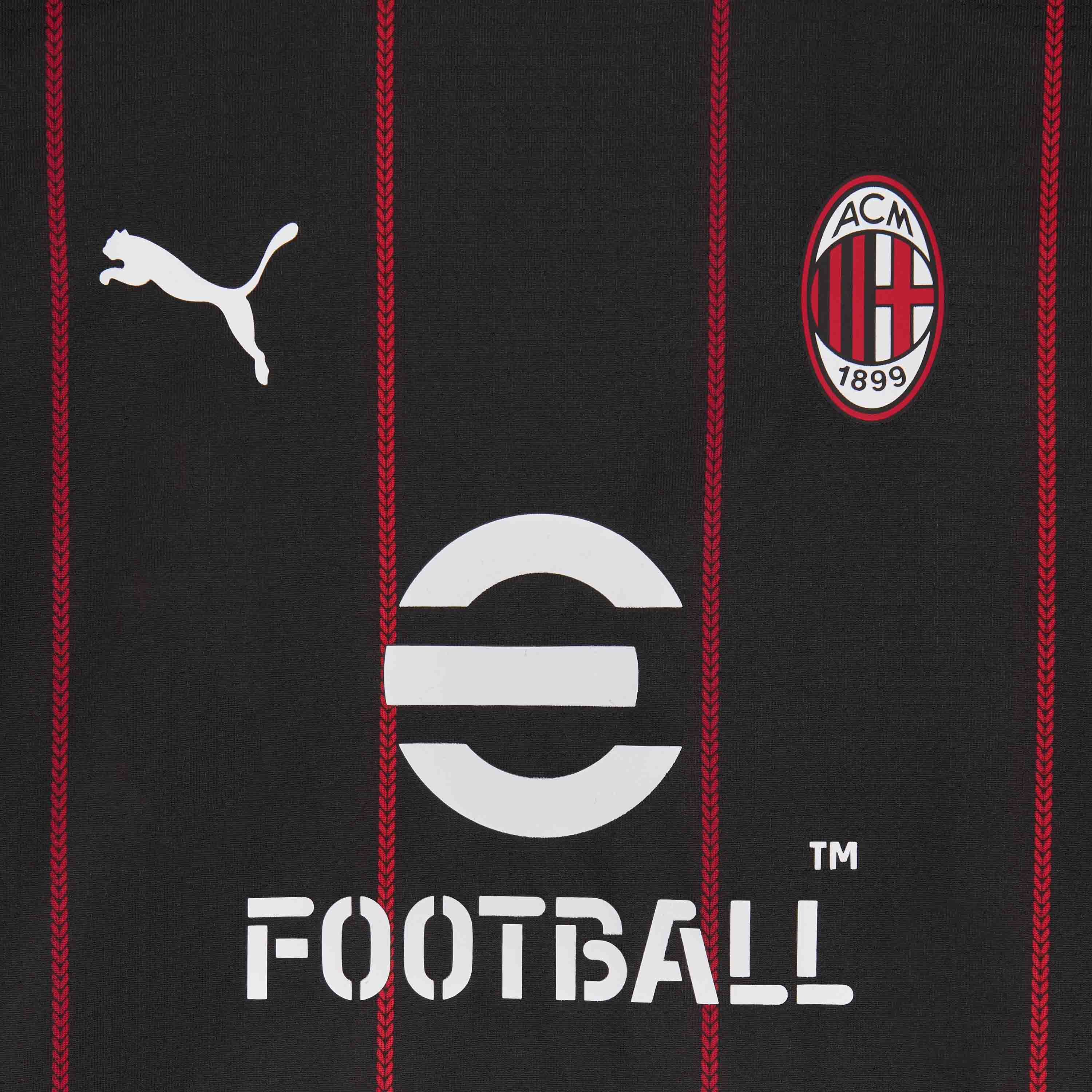AC Milan Allenamento Prematch 2024/25 maglia bambino nera