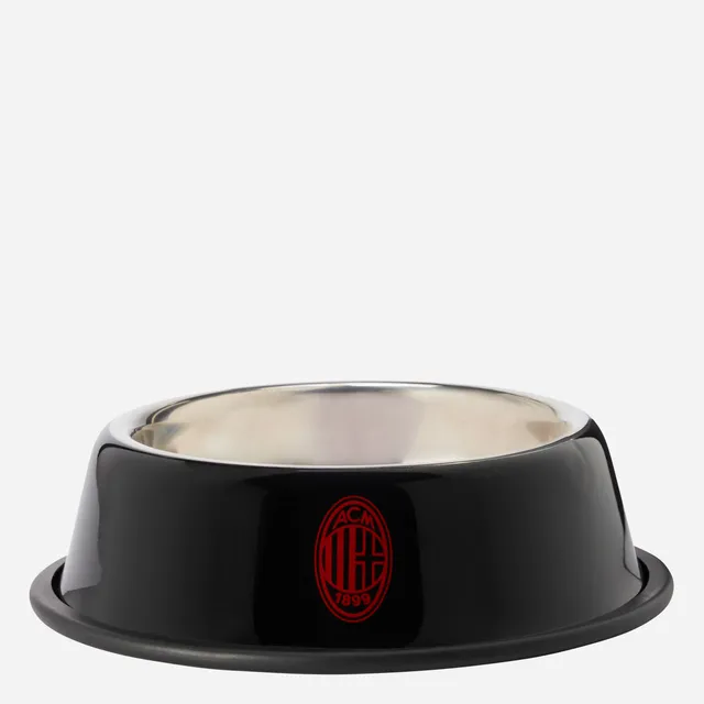 AC Milan ciotola acciaio cani gatti 500 ml logo