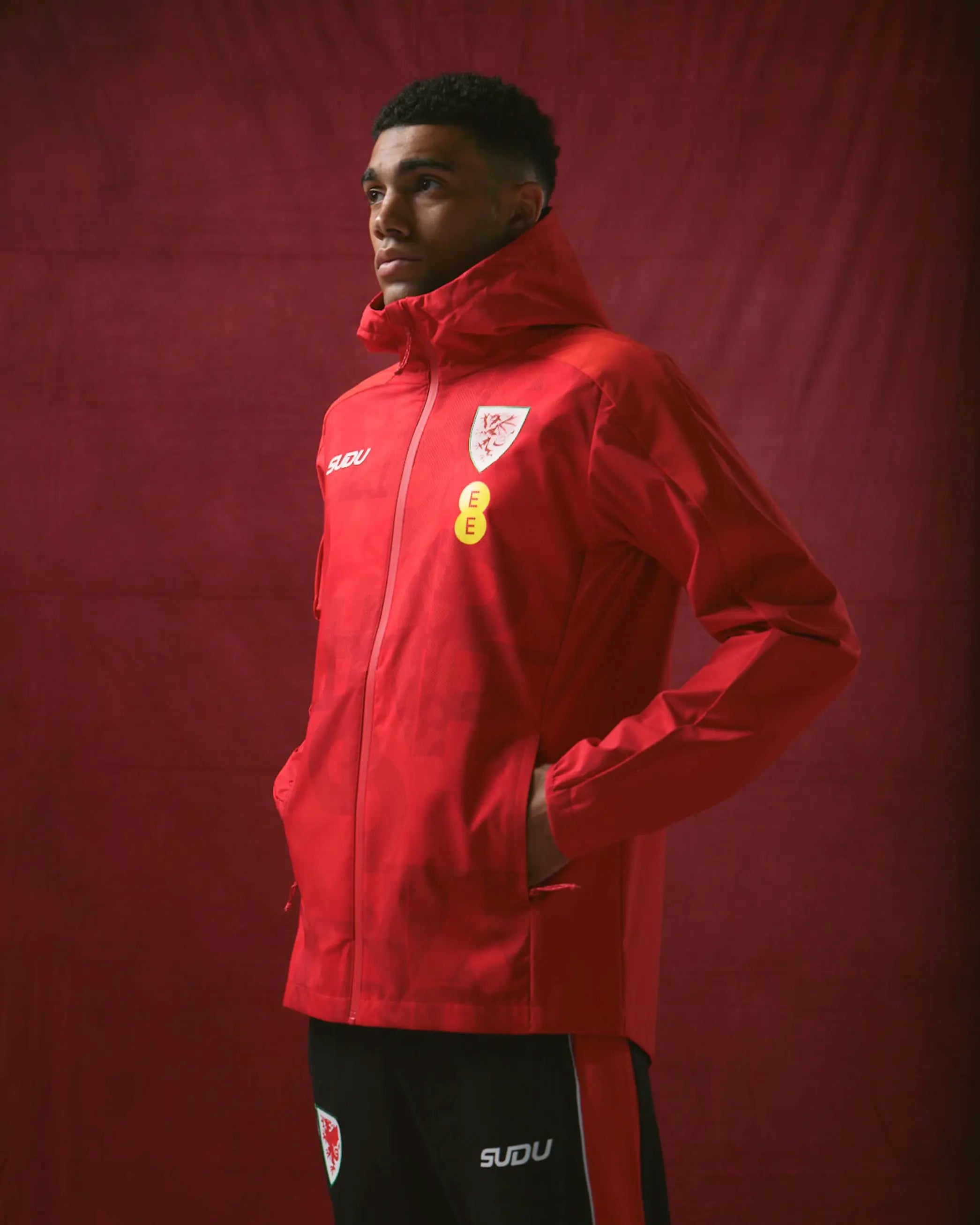 Wales Pre-Match SUDU 2026-28 giacca leggera traspirante