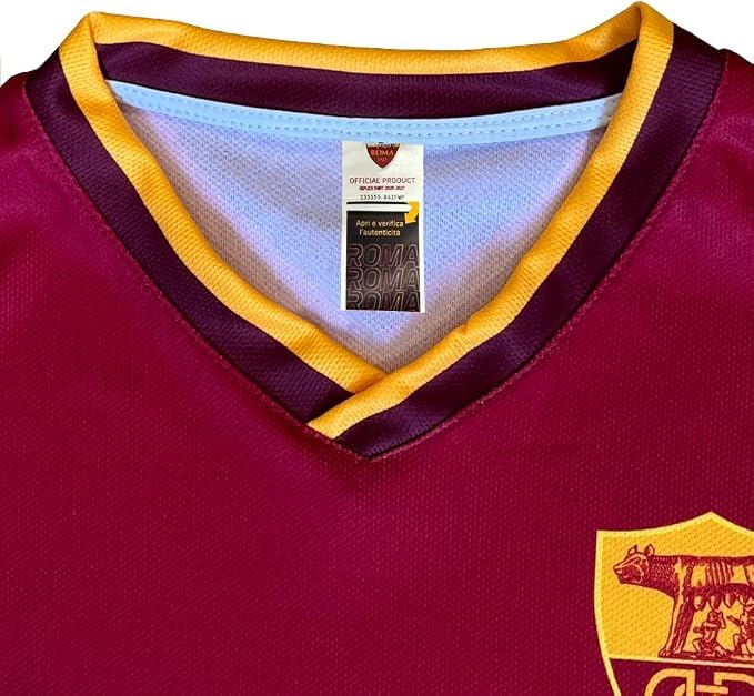 Roma Fanshop Abbigliamento AS Roma Replica Home 26-27 maglia L rossa