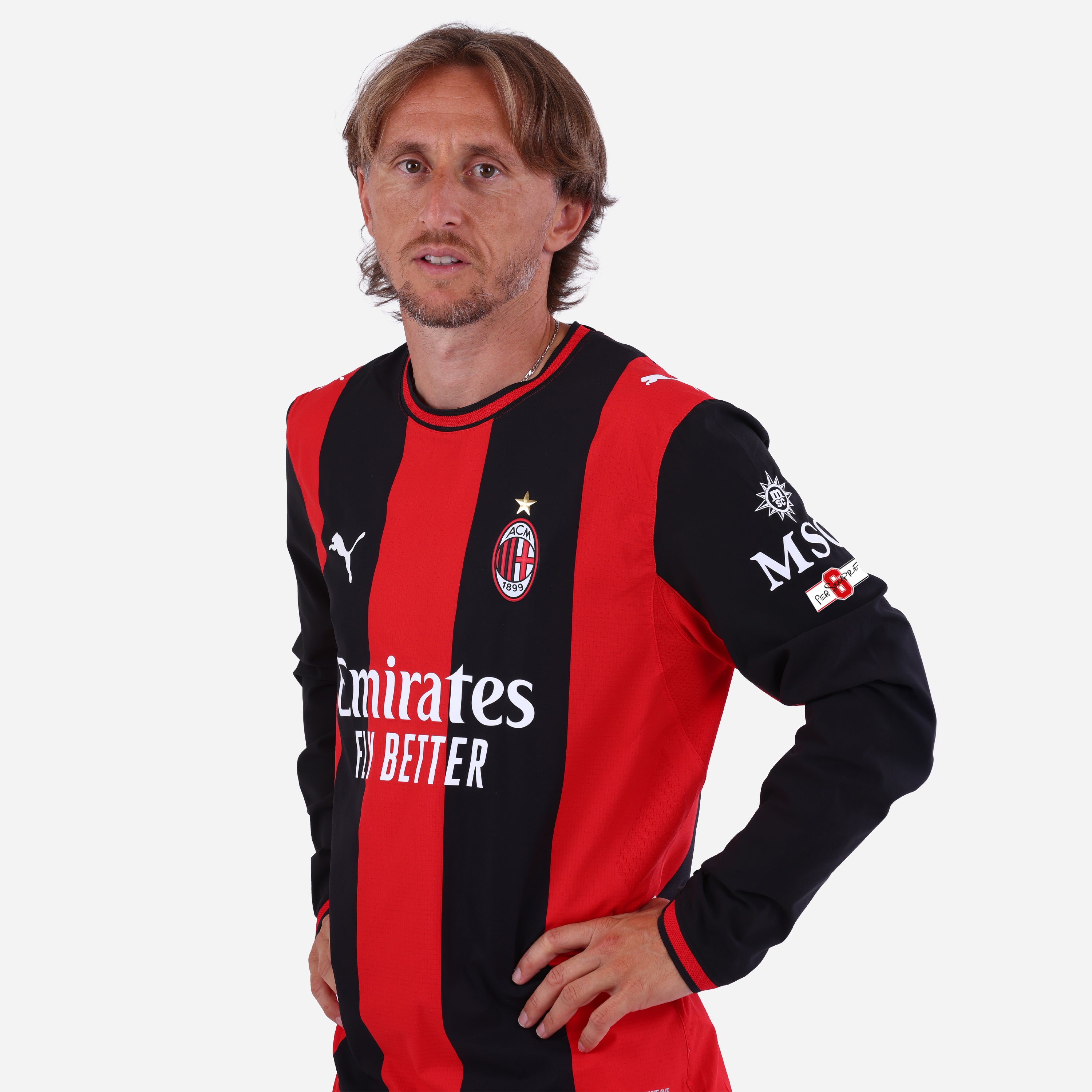 AC Milan 2026/27 Maglia Home Authentic Manica Lunga Uomo