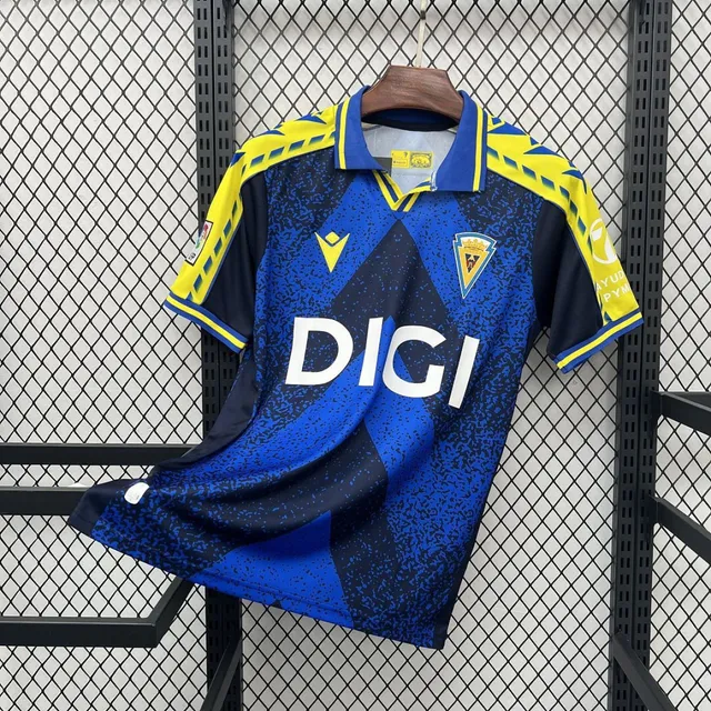 Cadiz Maglia 2025/26 Maglia Tifoso Gialla Home Leggera