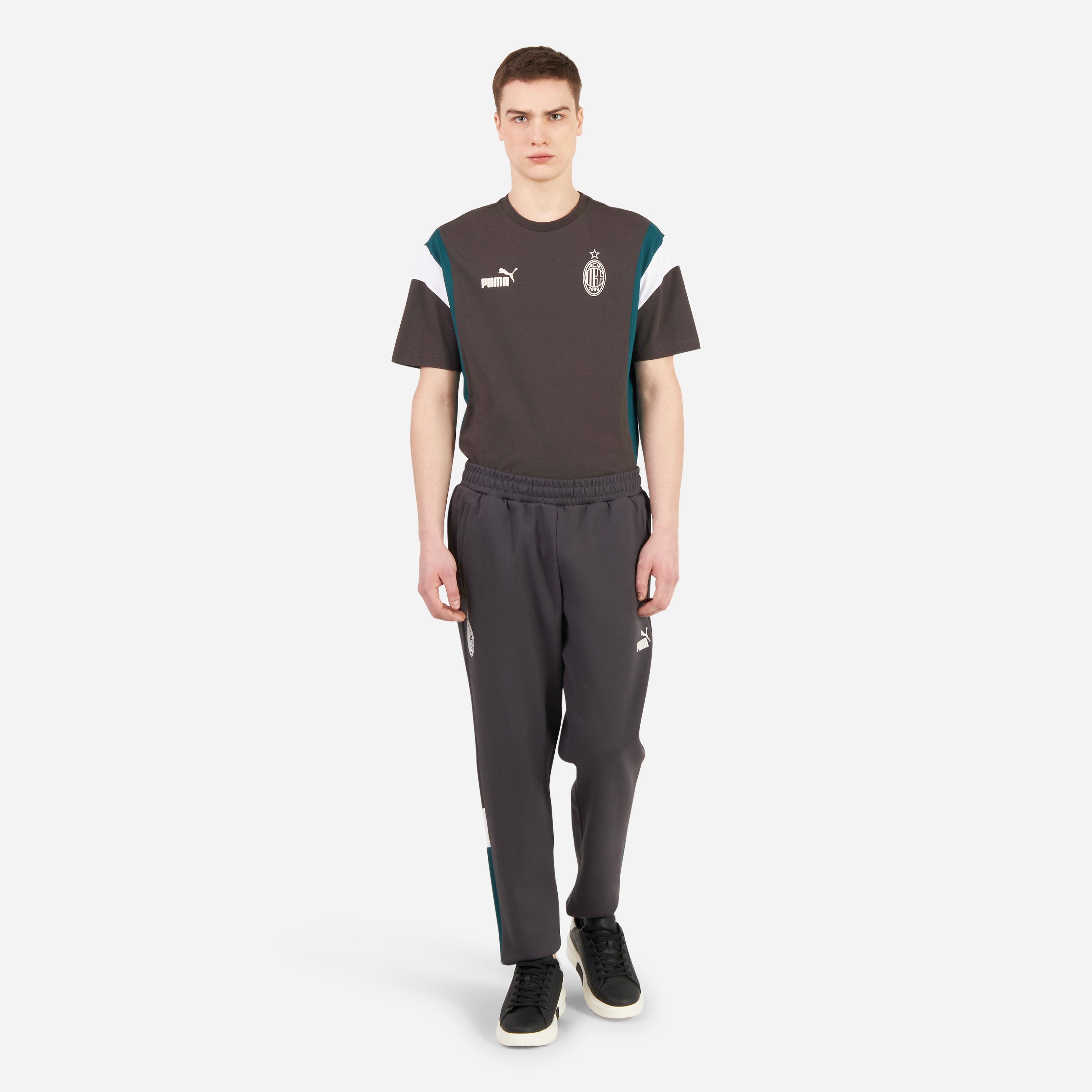 AC Milan Archive pantaloni tuta uomo gamba affusolata L