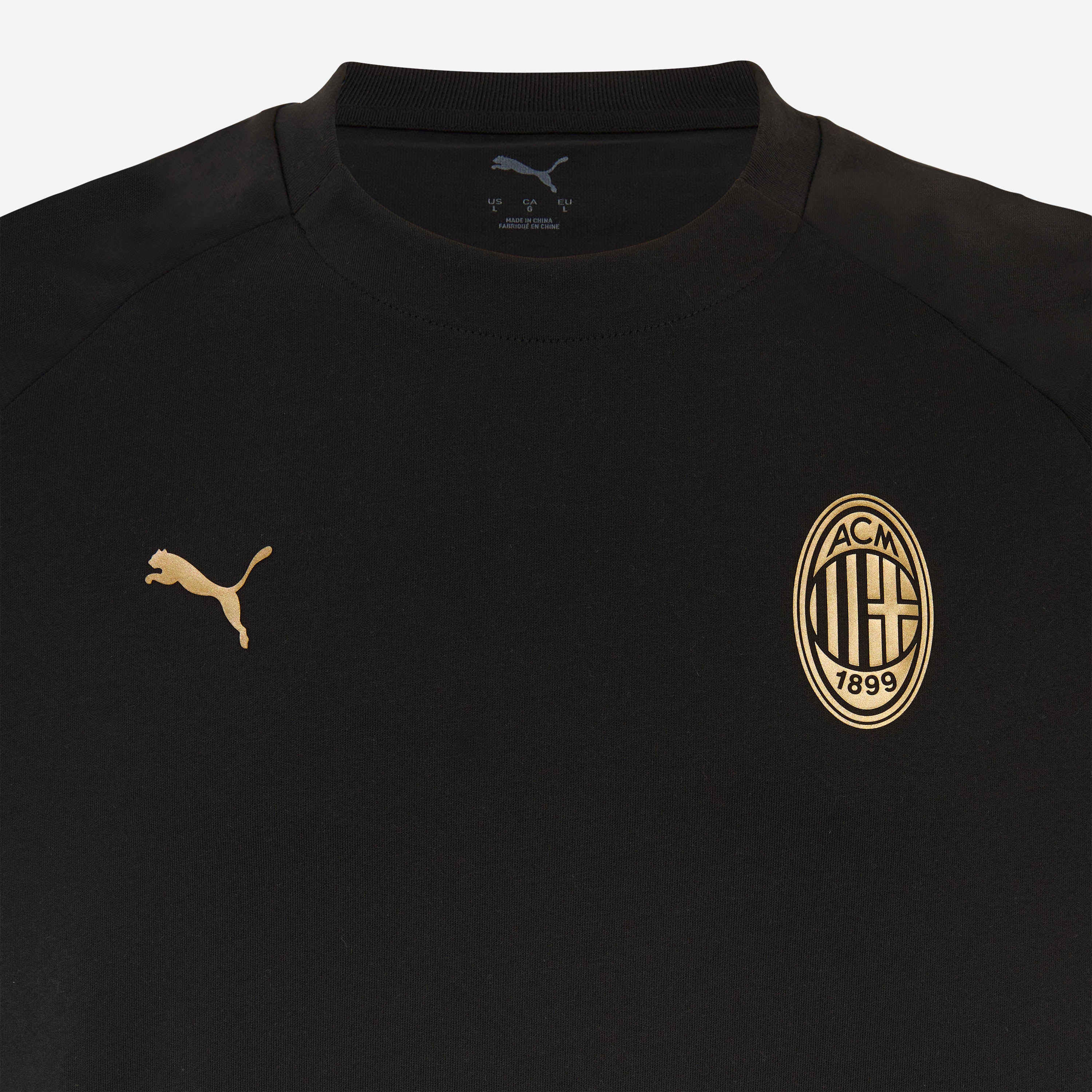 AC Milan Pumatech 2025/26 t-shirt uomo nera M