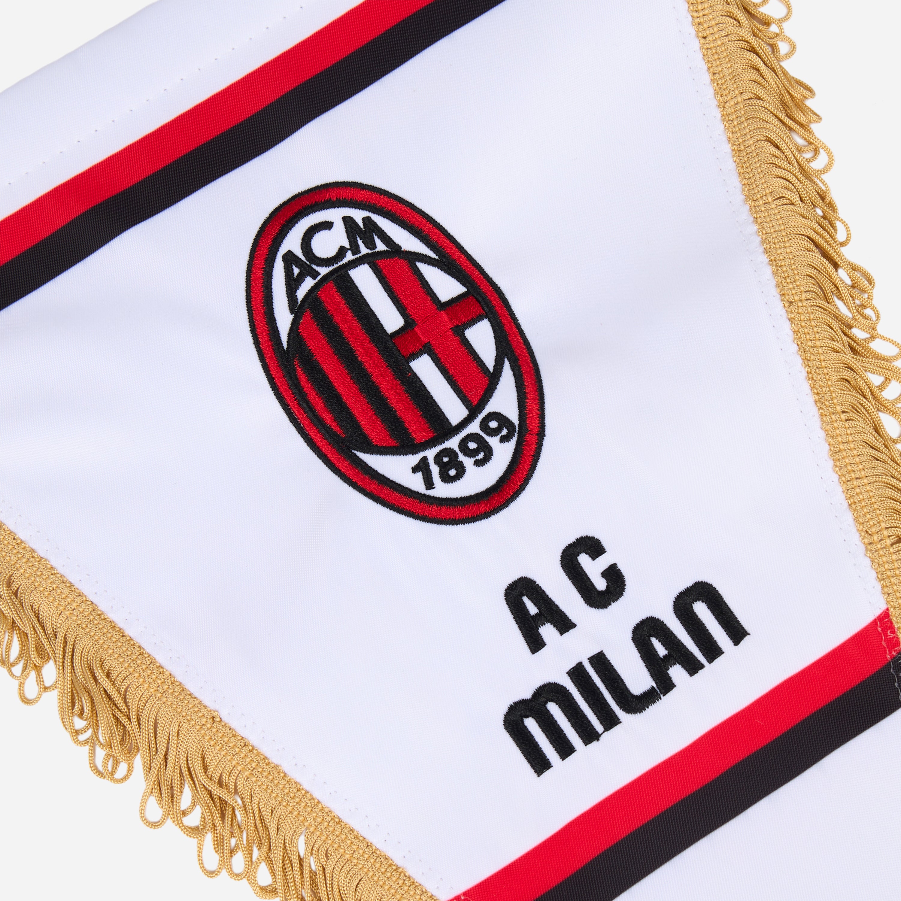 AC Milan Gagliardetto White Pennant Bianco Taglia Unica
