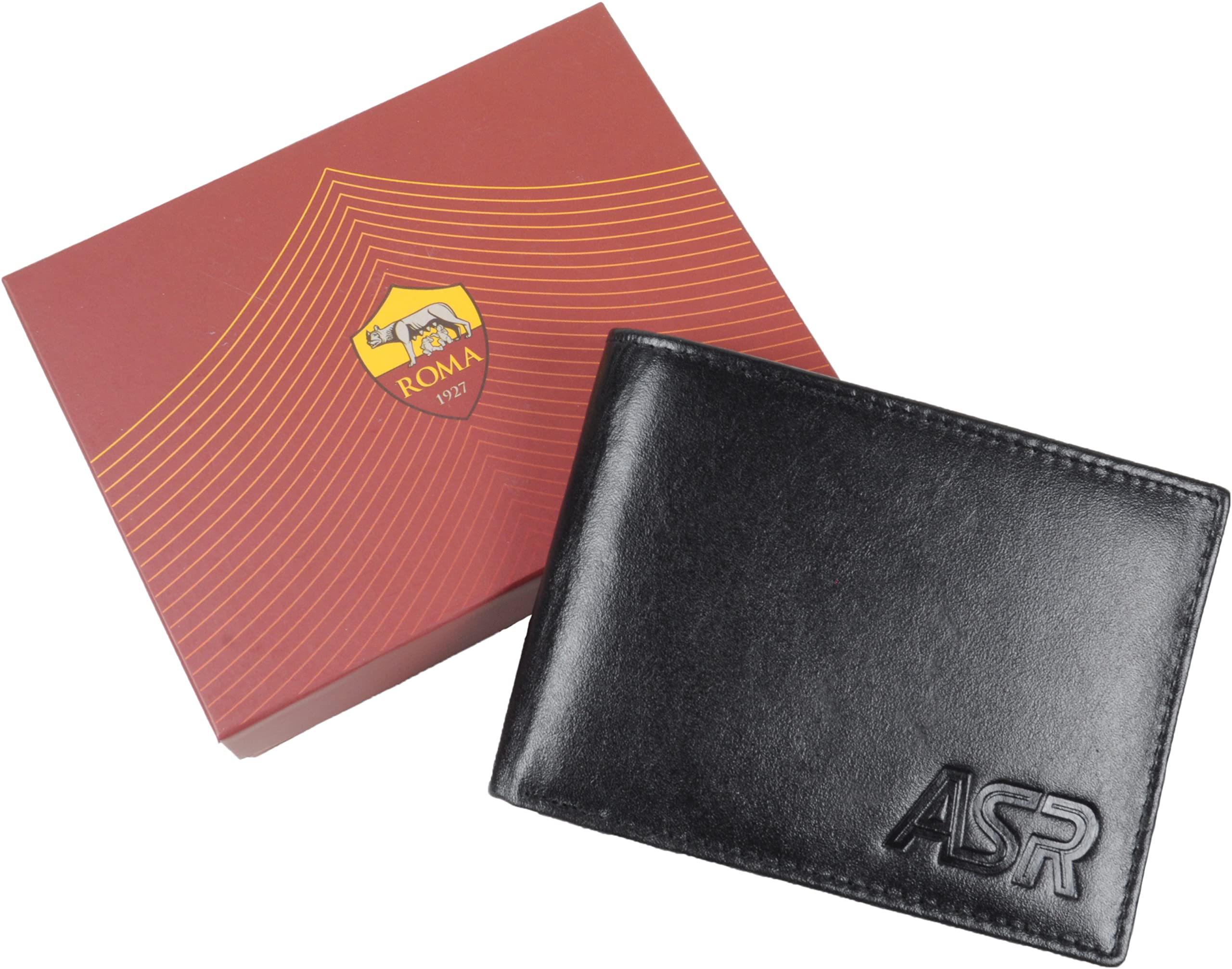 AS Roma Accessori portafoglio pelle nero ASR