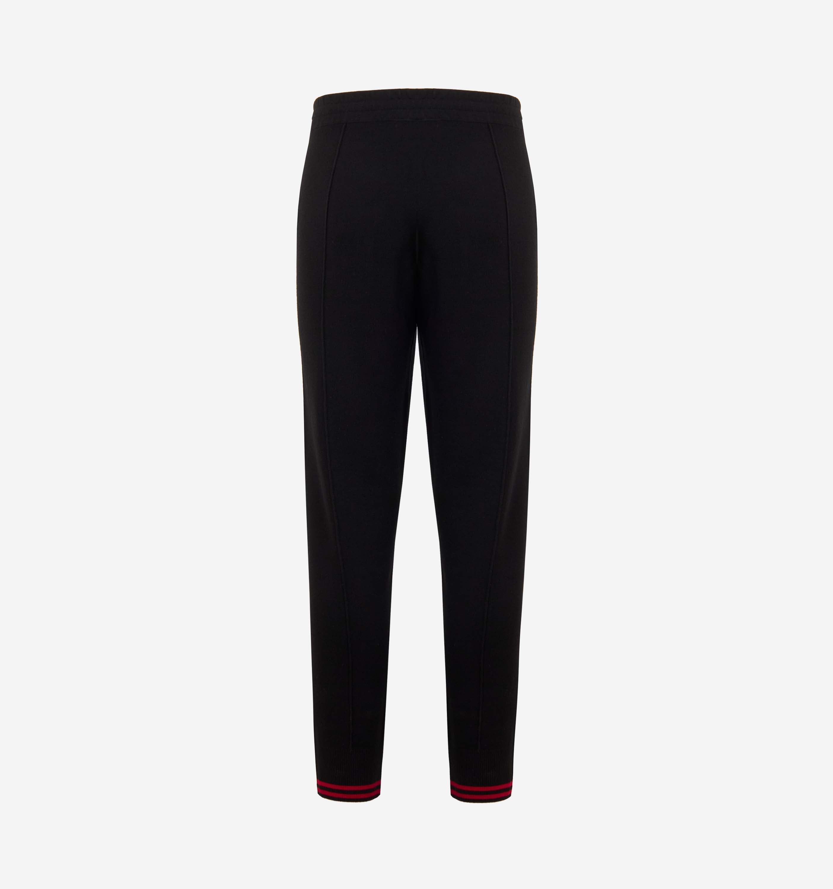 AC Milan 60s Pantaloni Tuta Neri Cotone Vestibilita Regolare