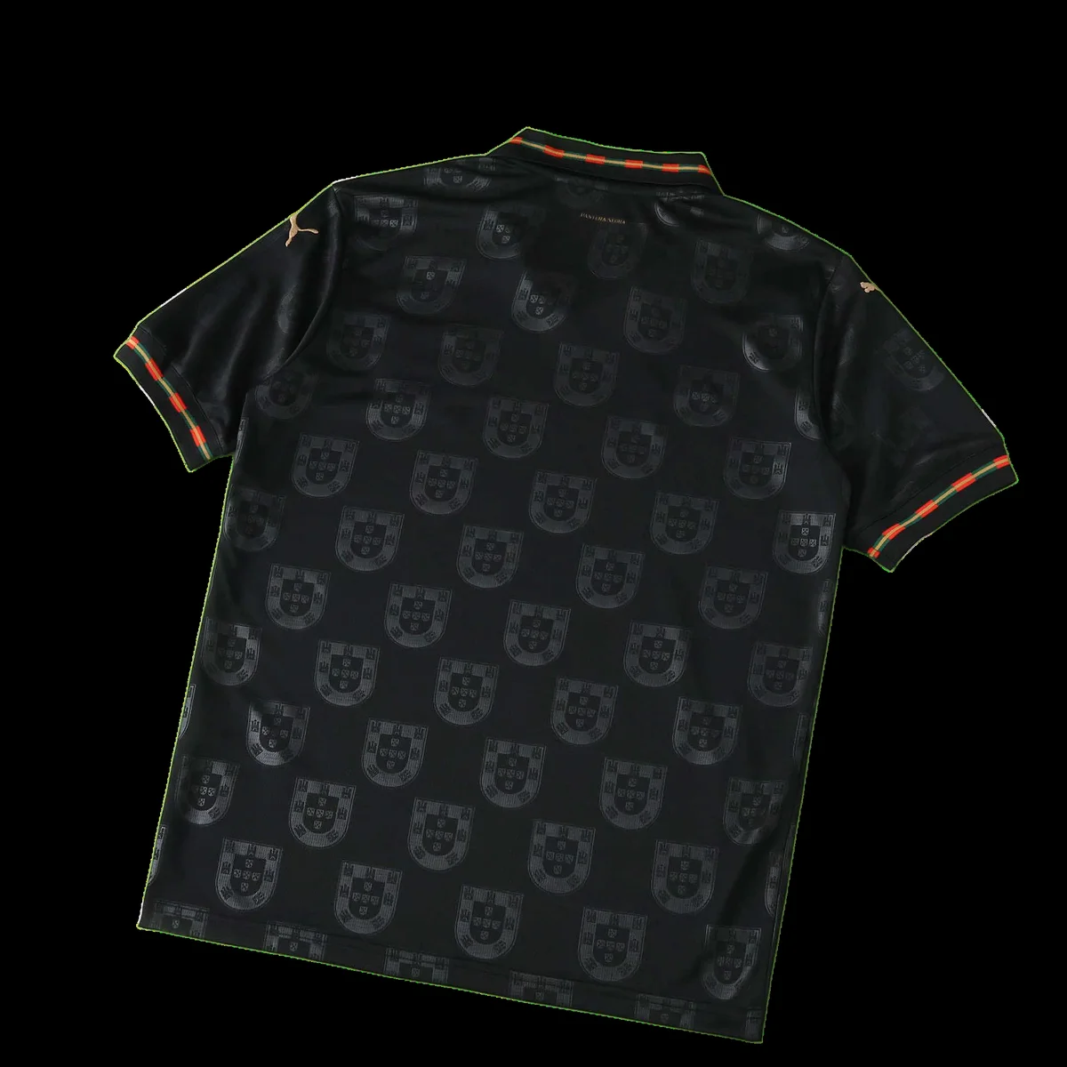 Tifoso Store Portogallo Nera Mondiali 2026 maglia nera oro
