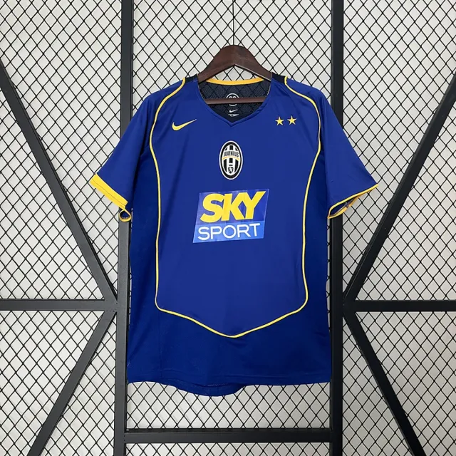Juventus Seconda Maglia 2004/05 maglia calcio blu taglia L