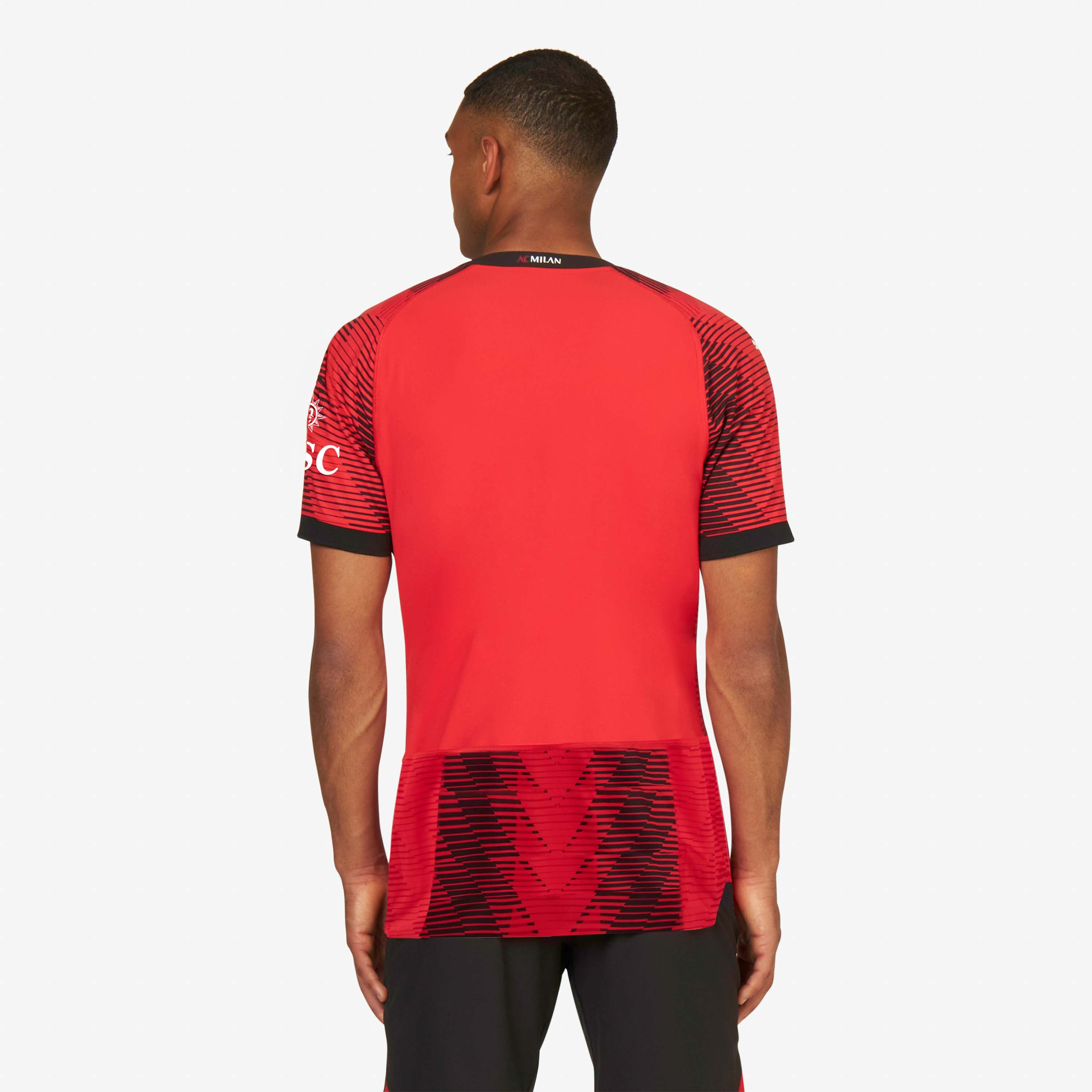 AC Milan Home Authentic 2023/24 maglia rossa nera