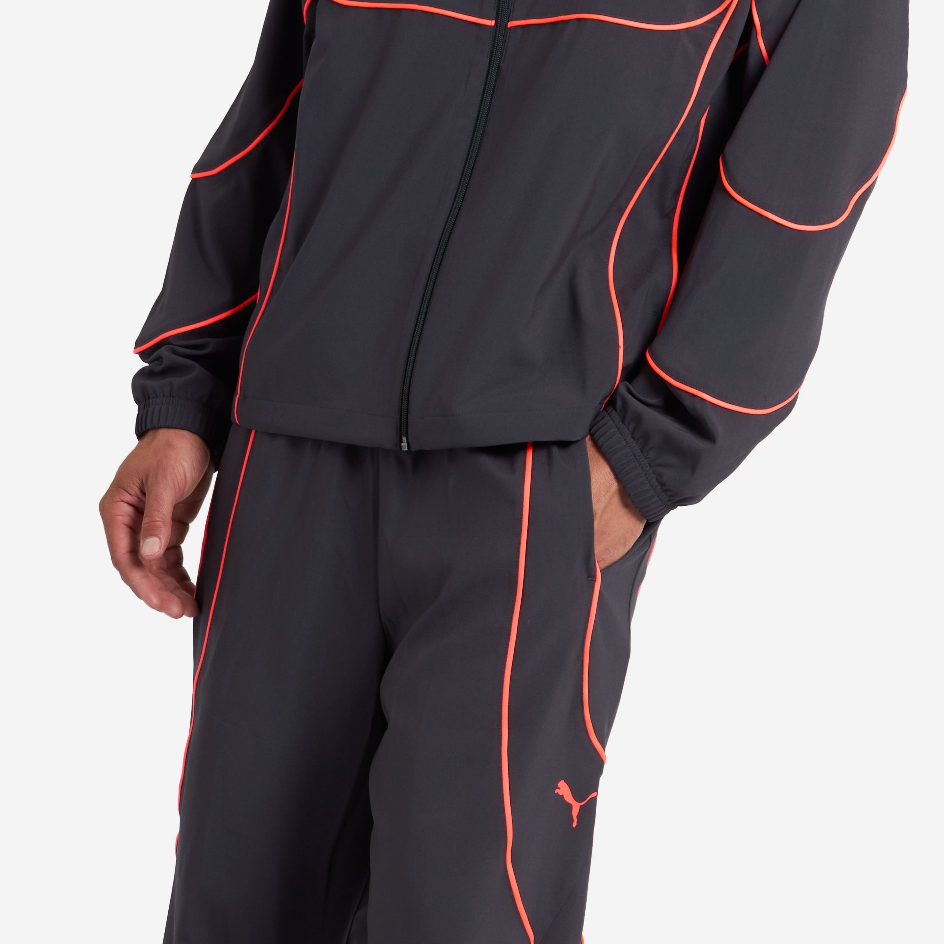 AC Milan Pumatech-X Pantalone Tuta Grigio Uomo