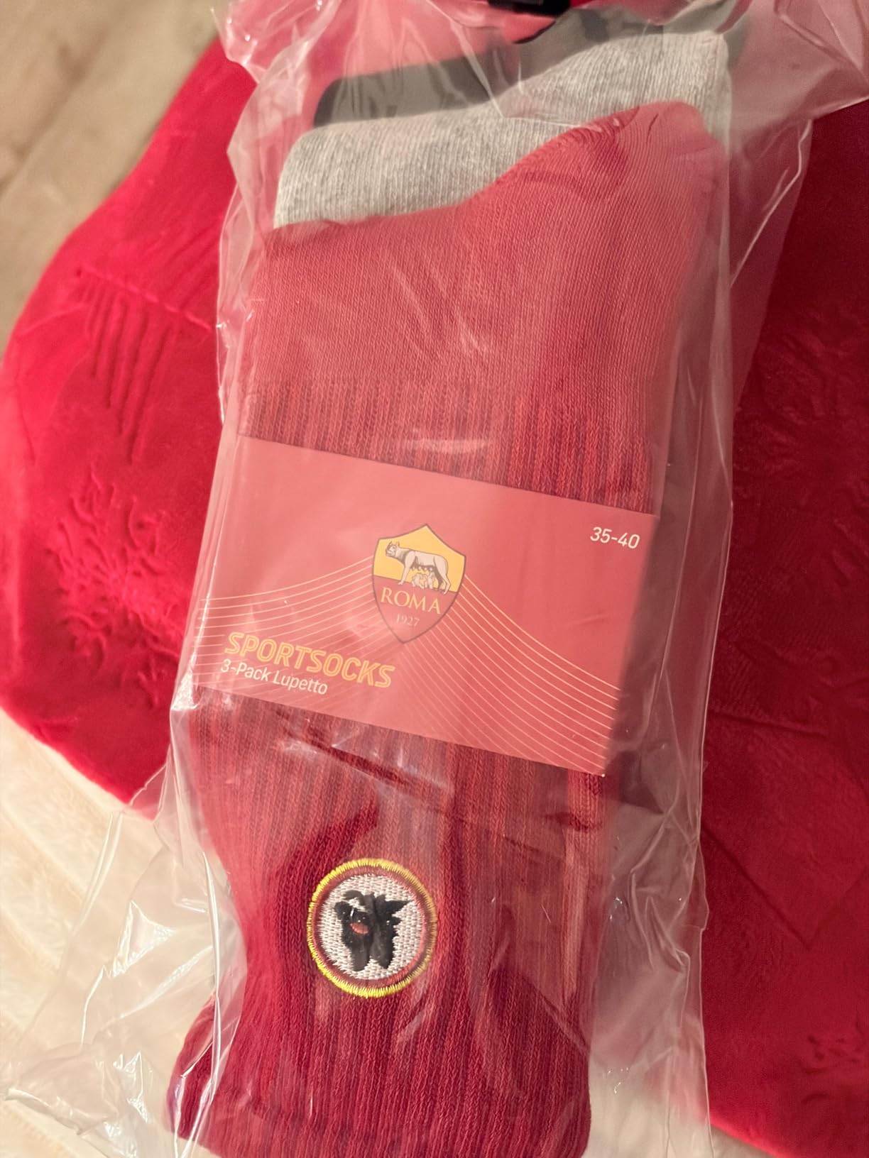 Roma Fanshop Mix calzini 41-46 giallorossi