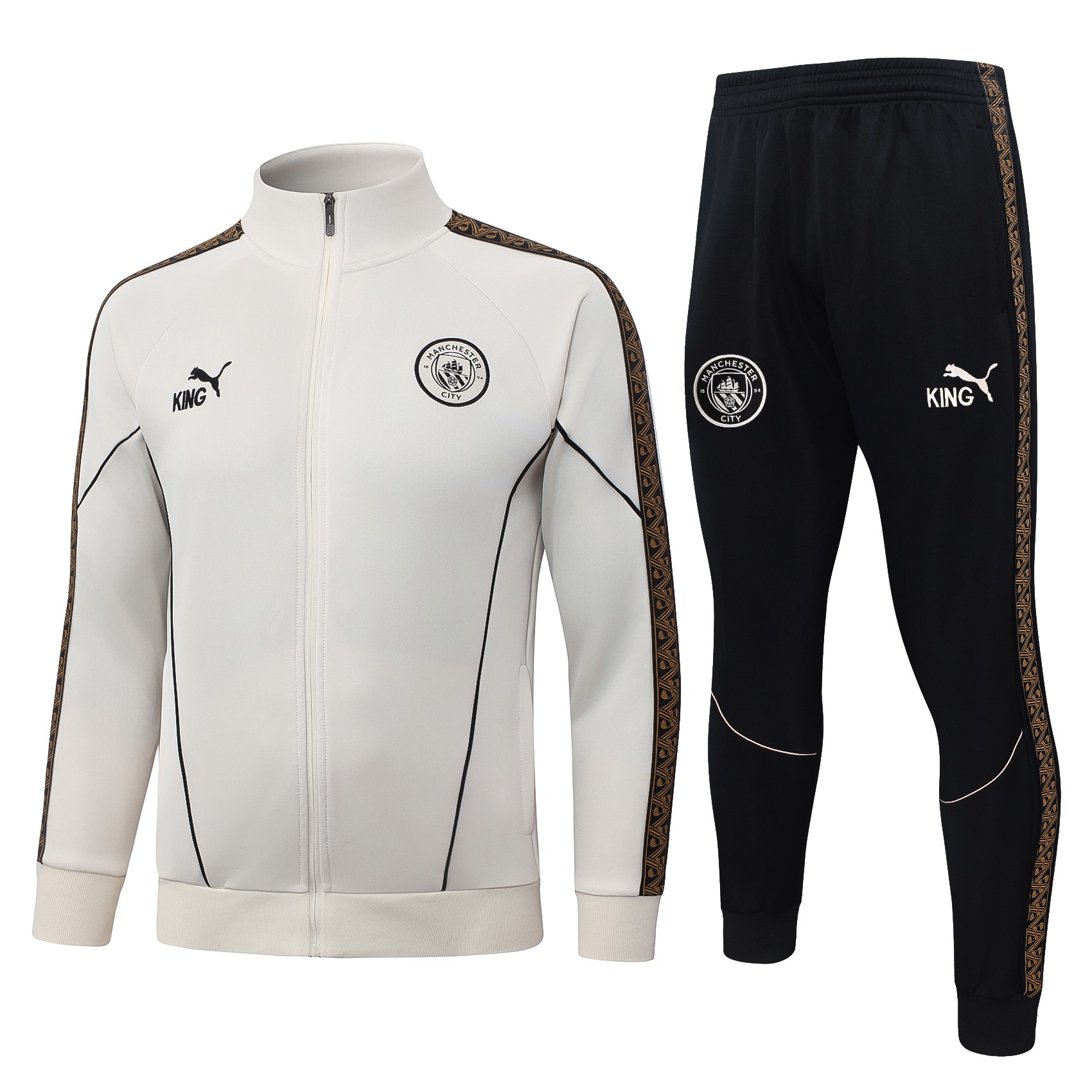 Tifoso Store Tute Sportive Tuta Manchester City 2026/27 Crema Zip