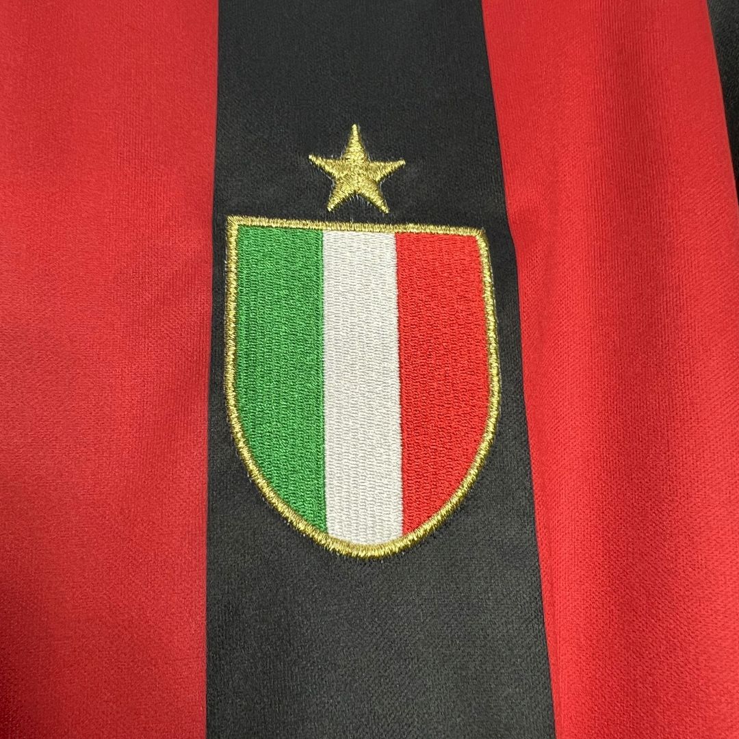 Tifoso Store Milan 1988/89 maglia da calcio rosso nera