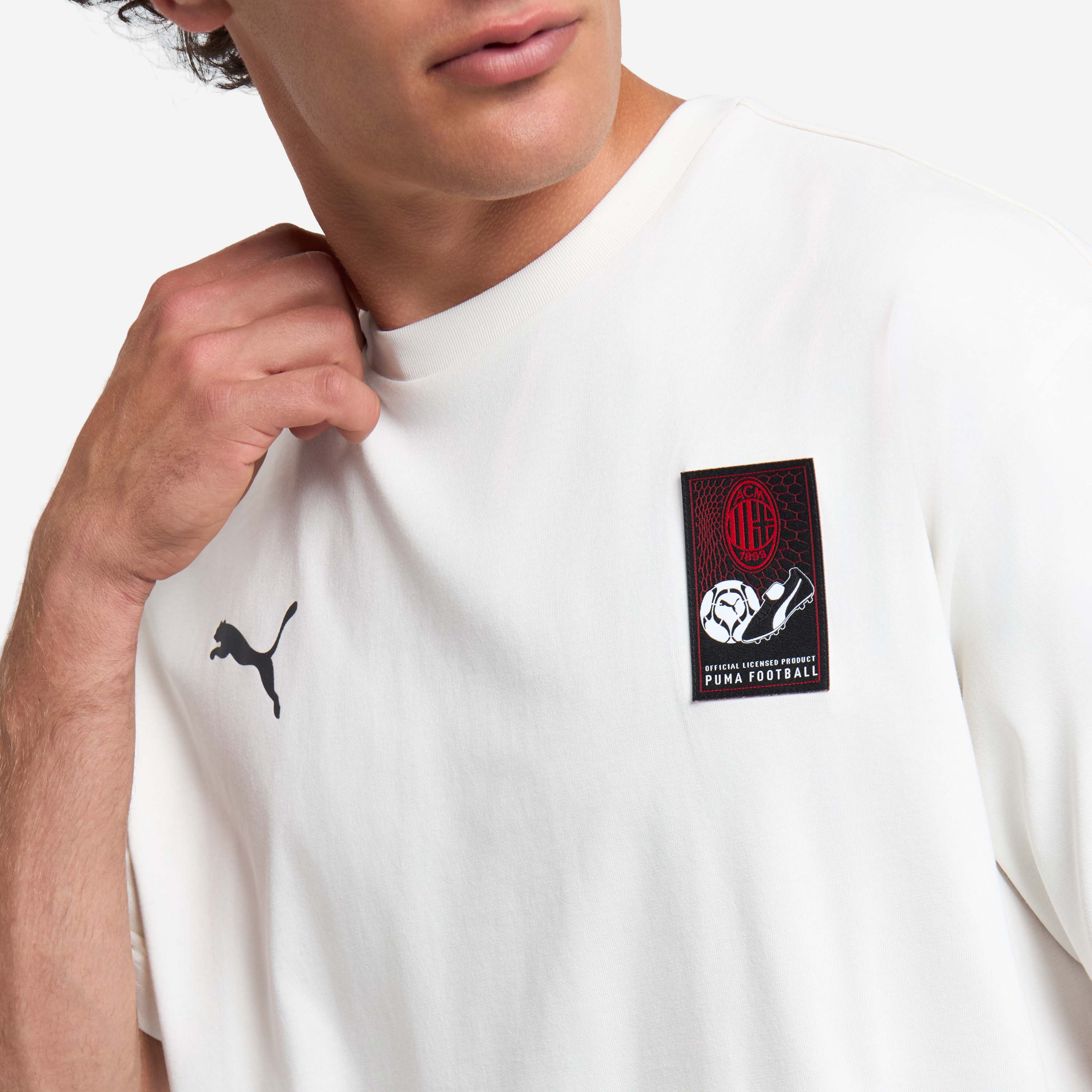 AC Milan Culture t-shirt bianca cotone uomo