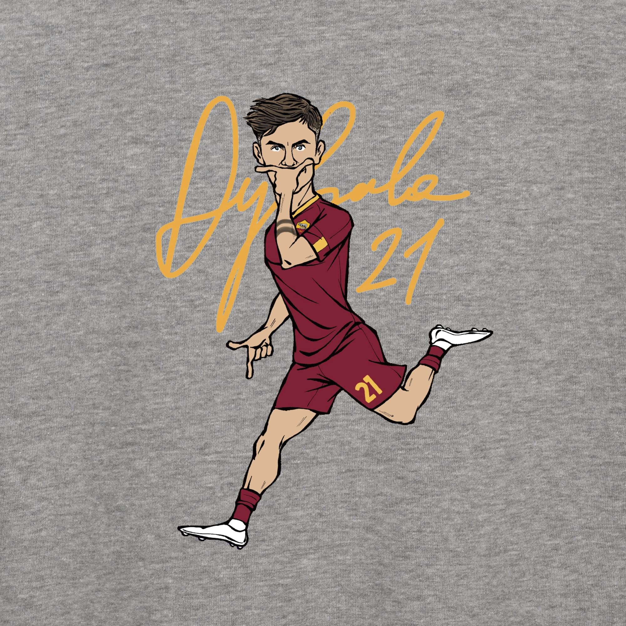 Roma Fanshop Baby Dybala II felpa girocollo nera 10 anni