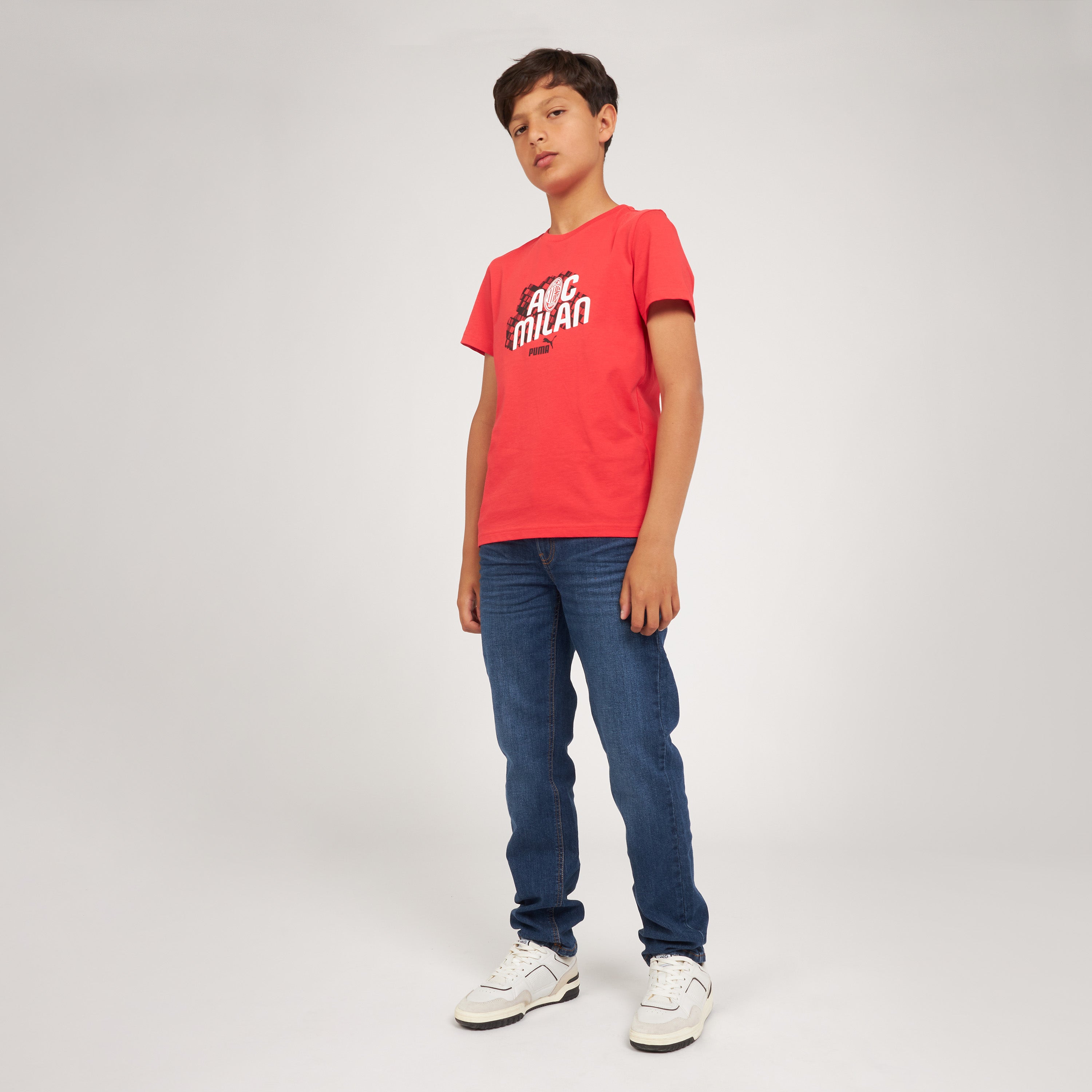AC Milan Culture T-Shirt Bambino Rossa 8 Anni Cotone