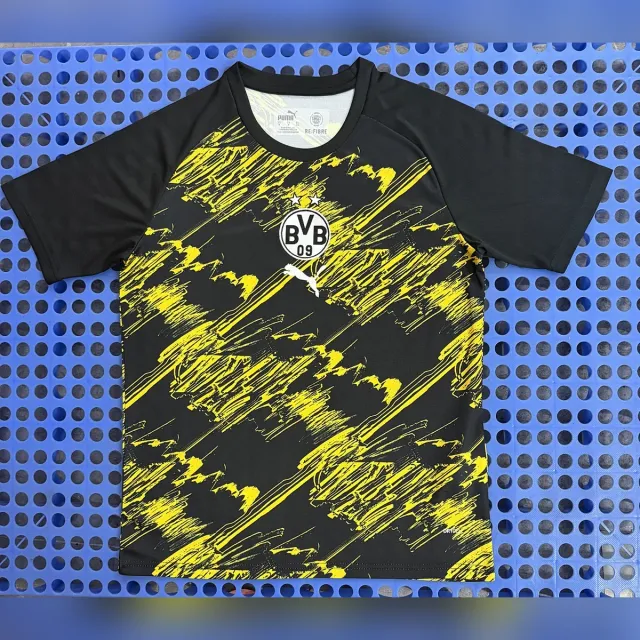 Dortmund 2026/27 Maglia Prepartita Nera Gialla