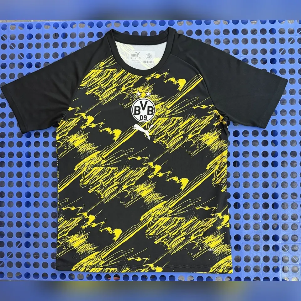 Dortmund 2026/27 Maglia Prepartita Nera Gialla