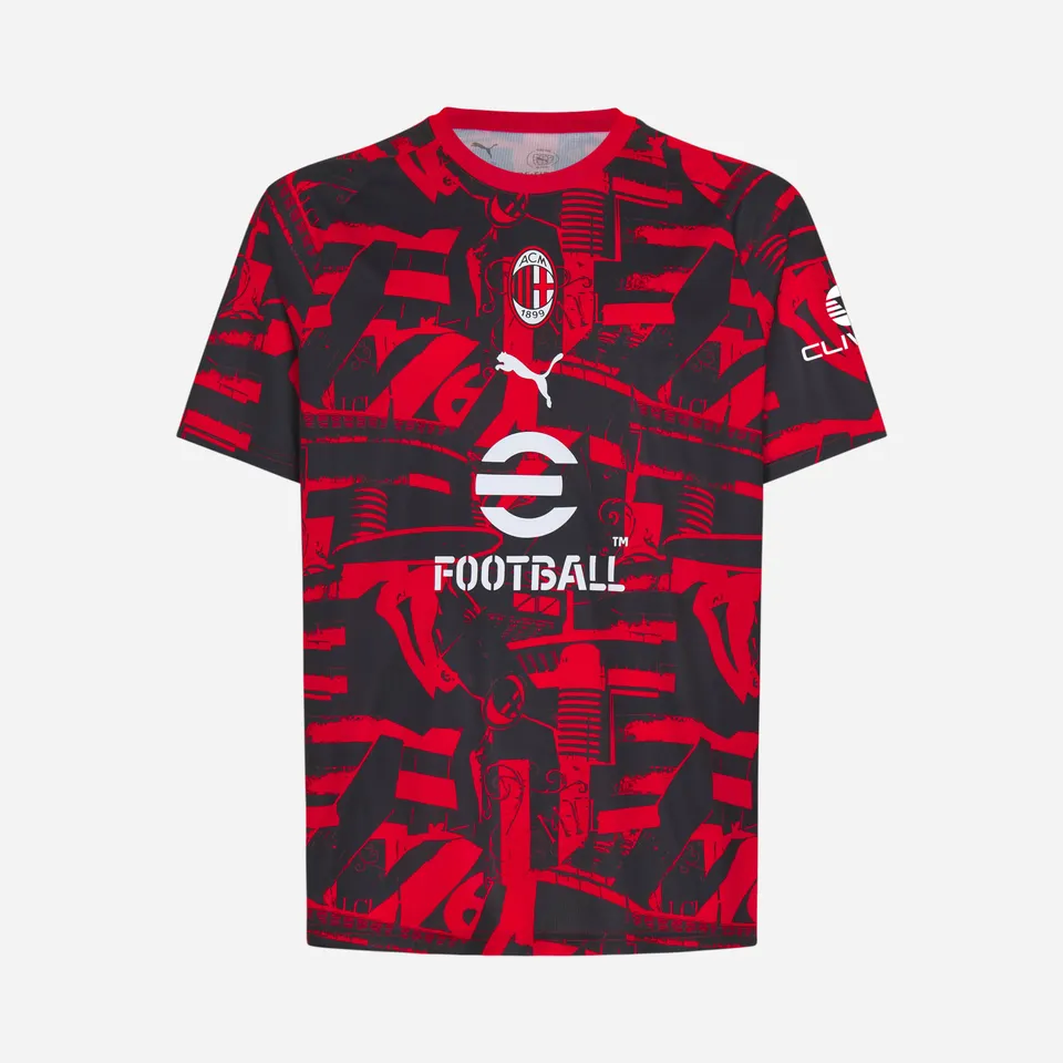 AC Milan Prematch 2026/27 T-Shirt Uomo Rossonera DryCell