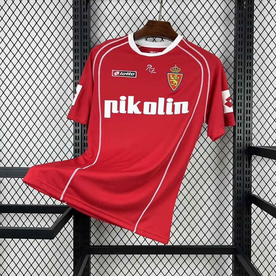 Tifoso Store Maglie da Calcio Seconda Real Zaragoza 2004/05 maglia blu