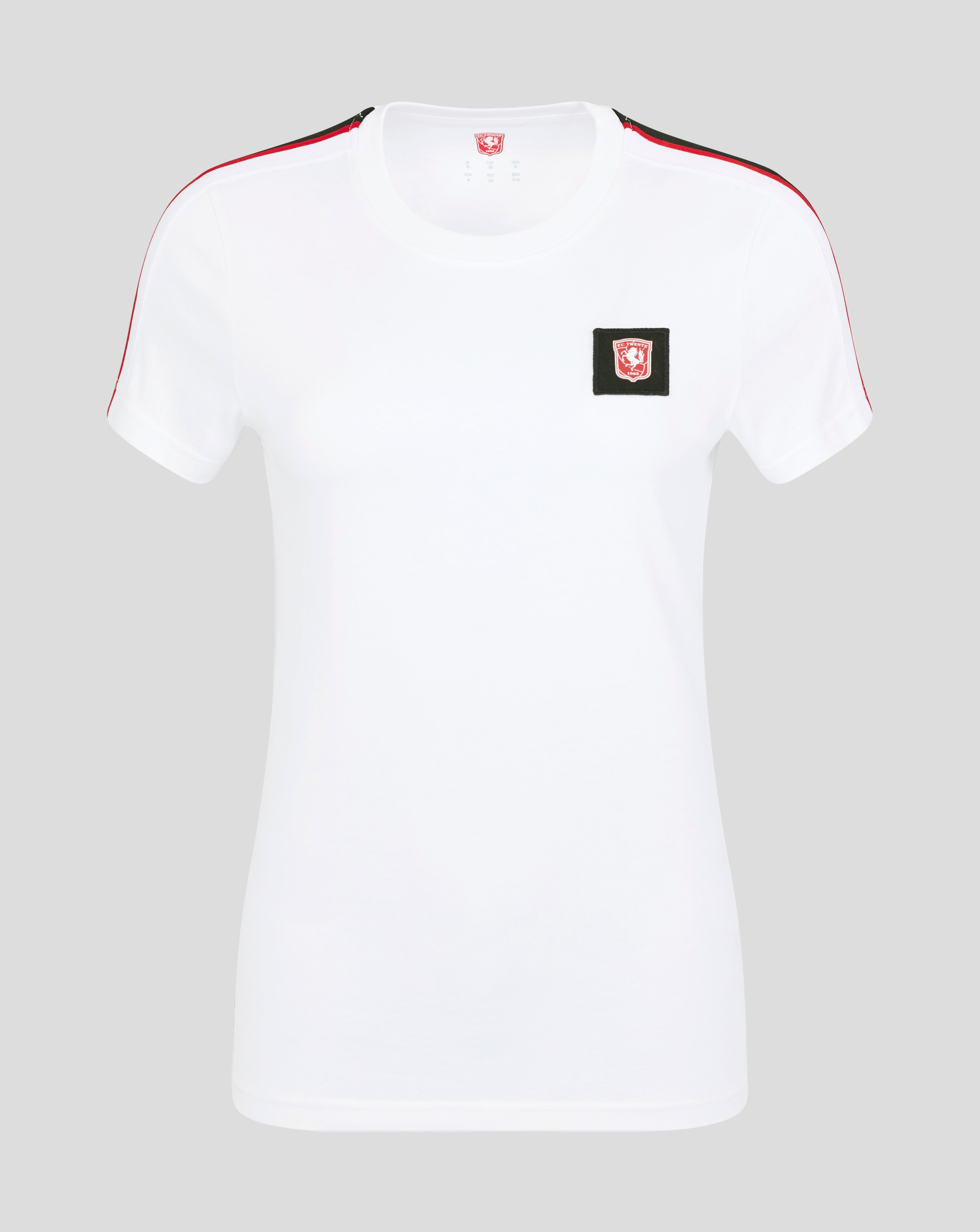 FC Twente Lifestyle T-Shirt Donna Bianca Cotone