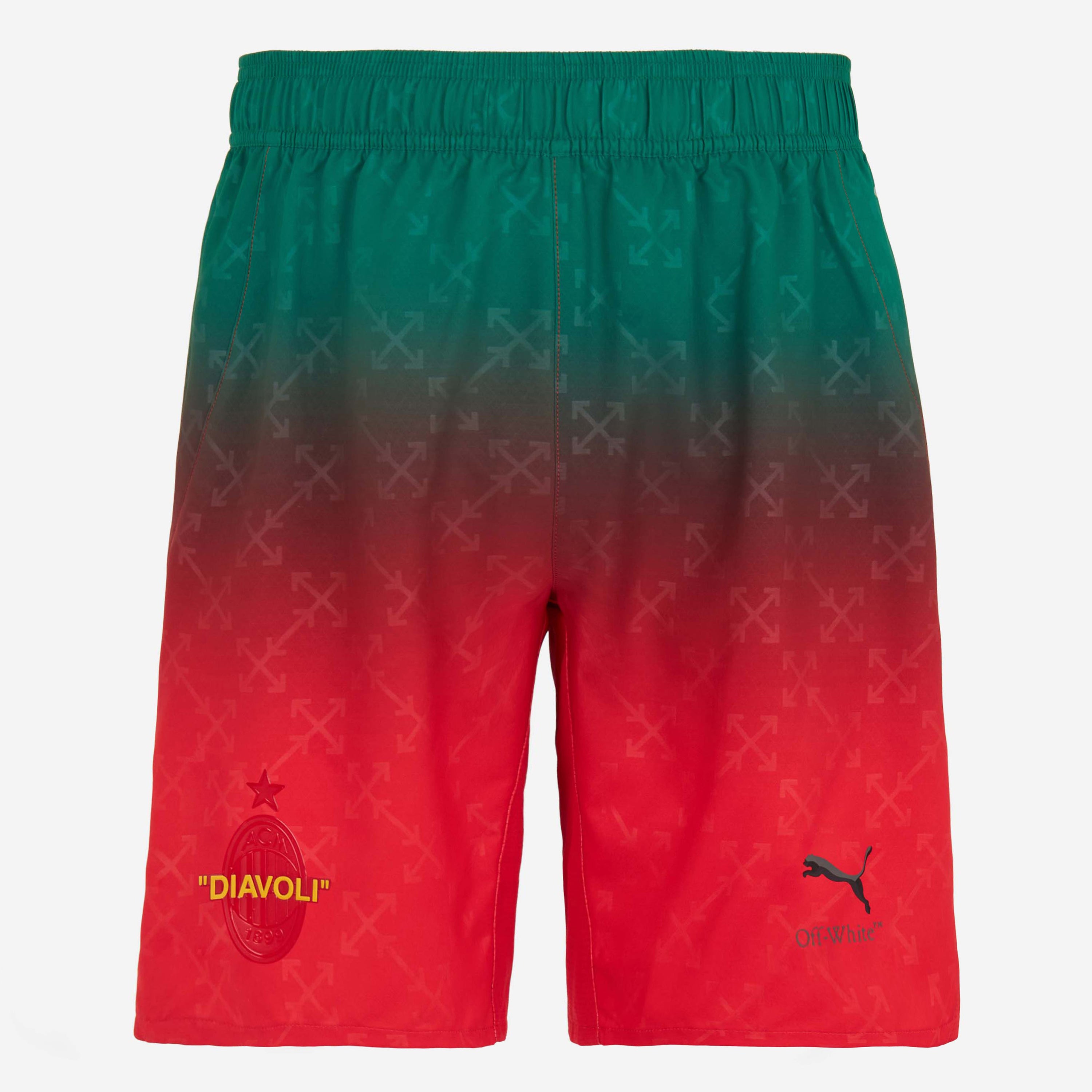 AC Milan Puma Off-White 2024/25 Shorts Rossi Uomo