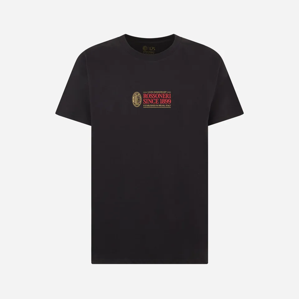 AC Milan Rossoneri Since 1899 t-shirt nera cotone