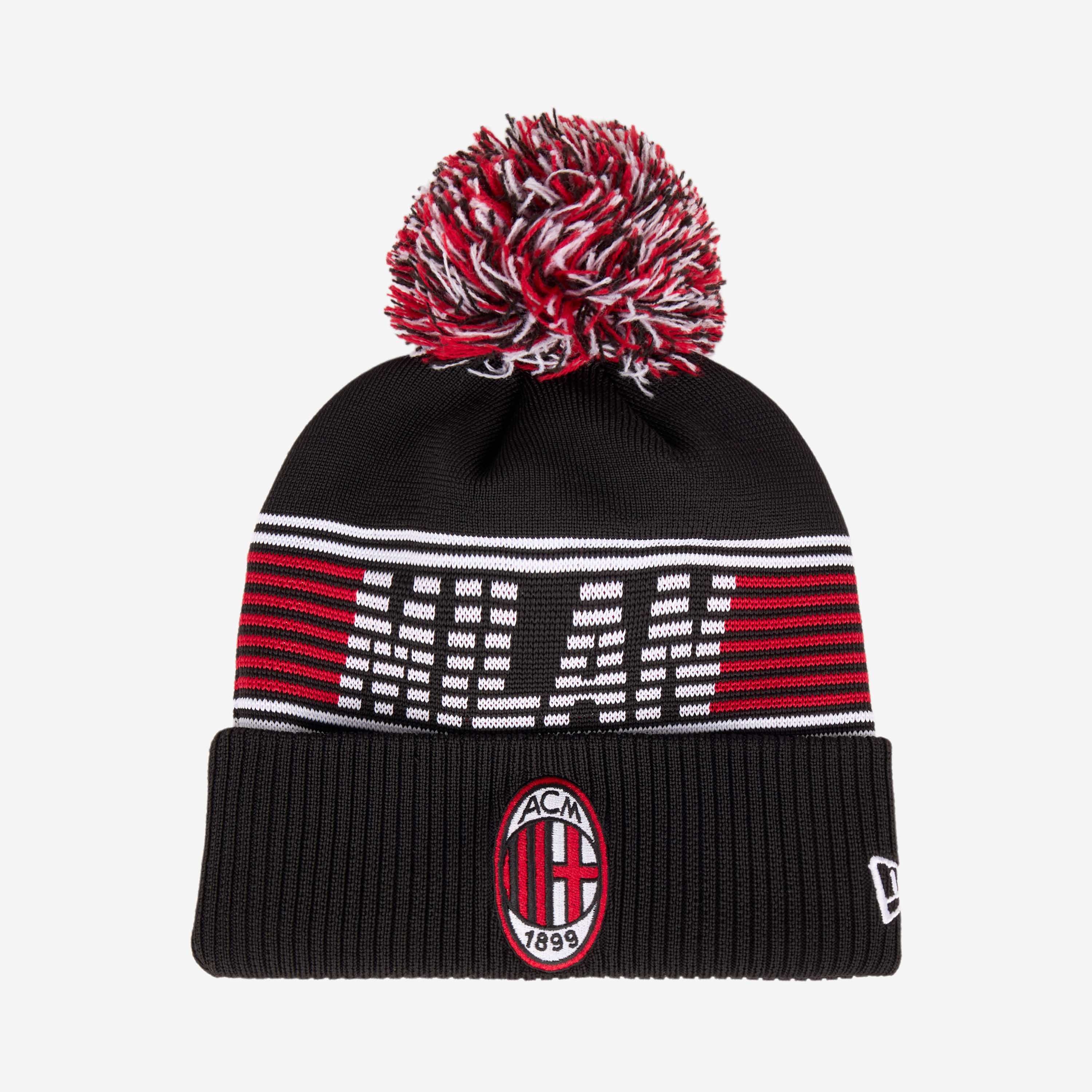 New Era x AC Milan berretto nero pon pon