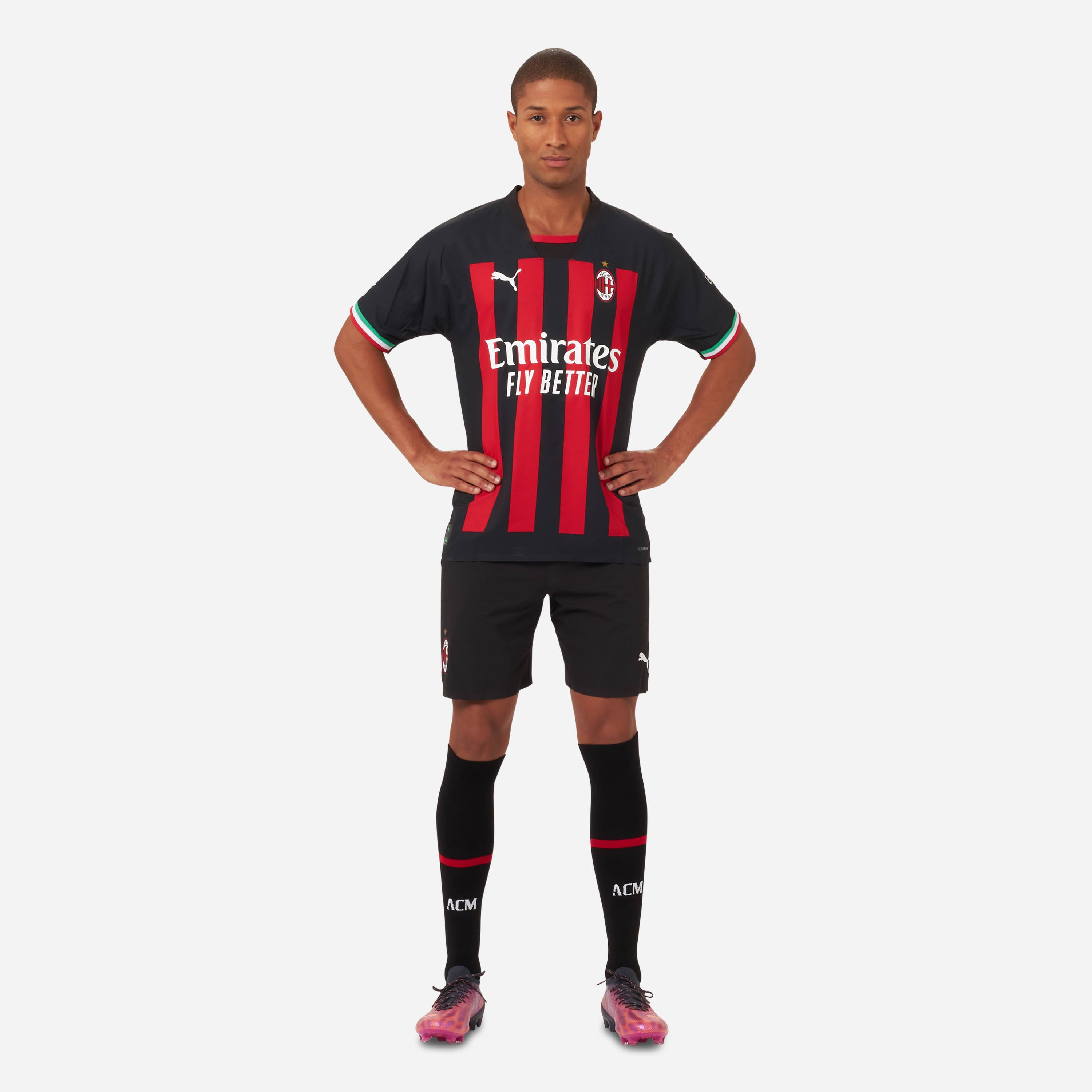 AC Milan Home Promo 2022/23 shorts uomo neri