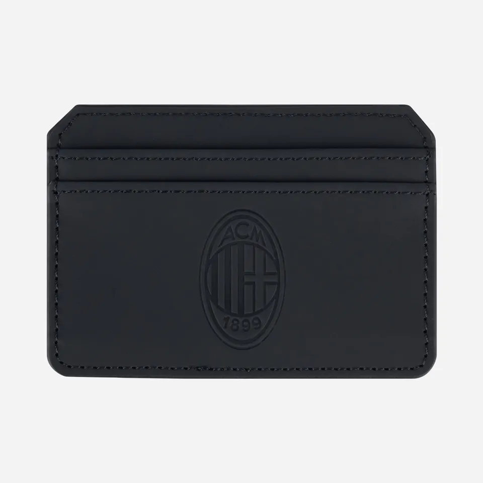 AC Milan portacarte impermeabile nero 7x10 logo