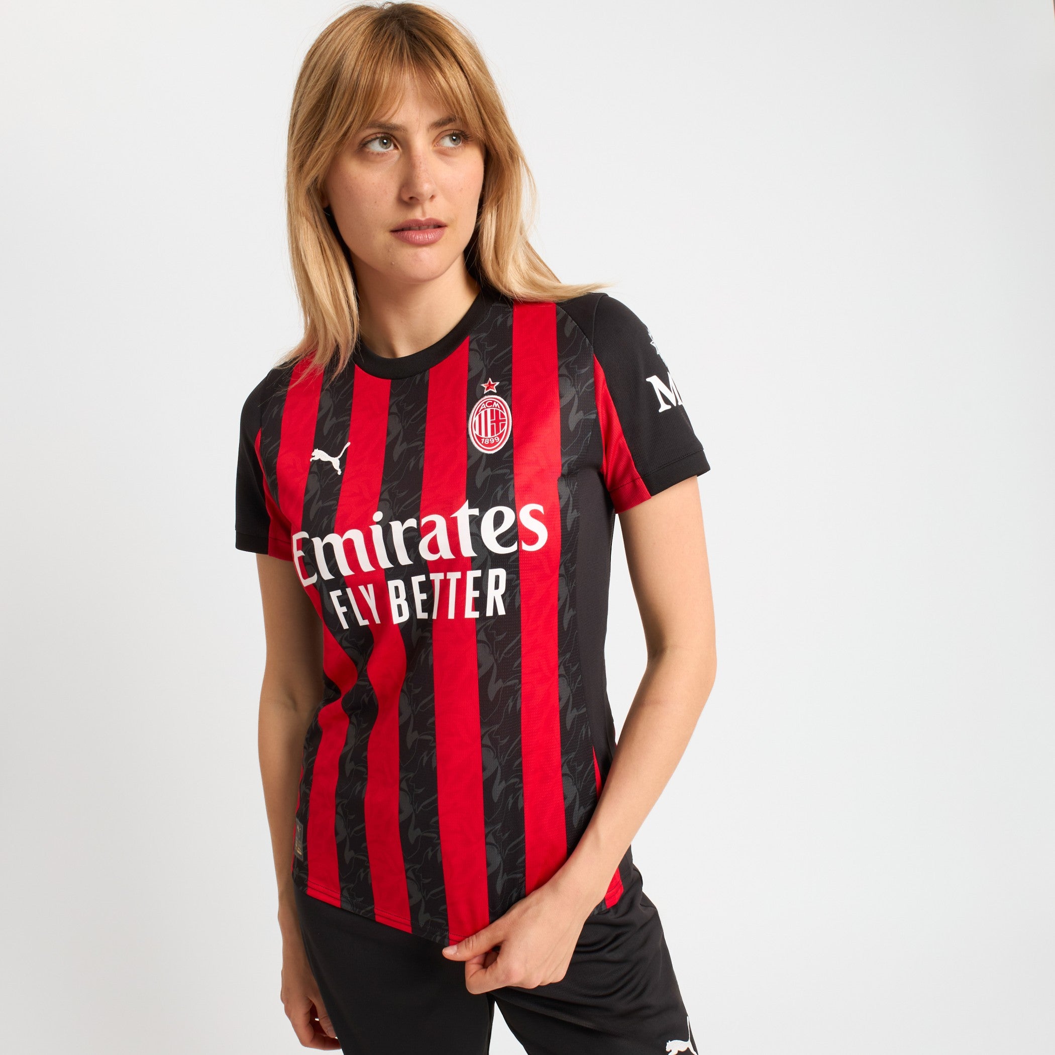 AC Milan Kit Gara Home 2025/26 maglia donna rossonera M