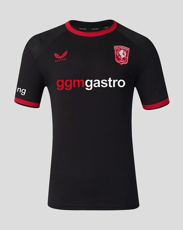 Twente Uitshirt 26/27 maglia uomo nera seconda maglia
