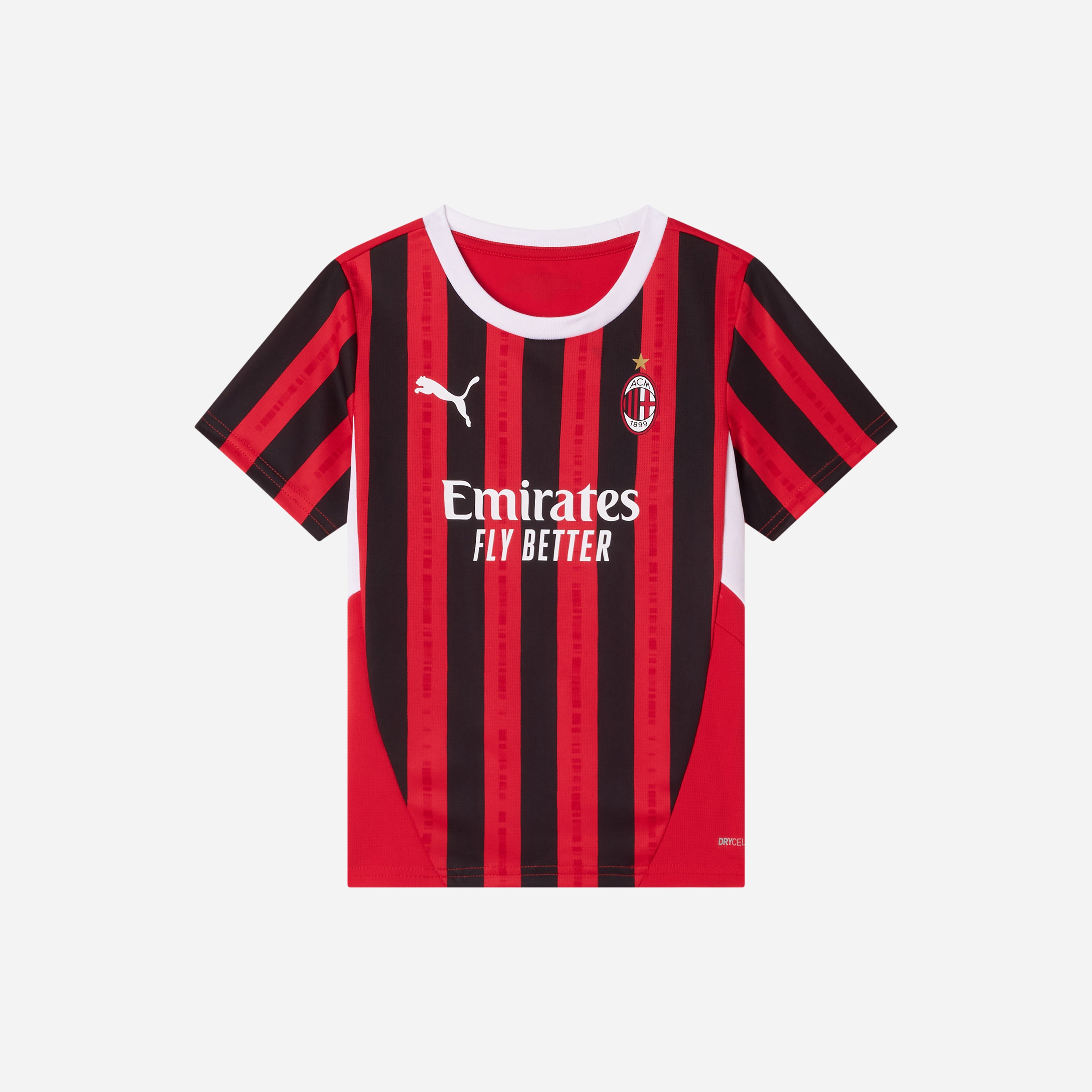 AC Milan Kit Gara Milan Mini Kit Home 2024/25 Rossonero 24 Mesi