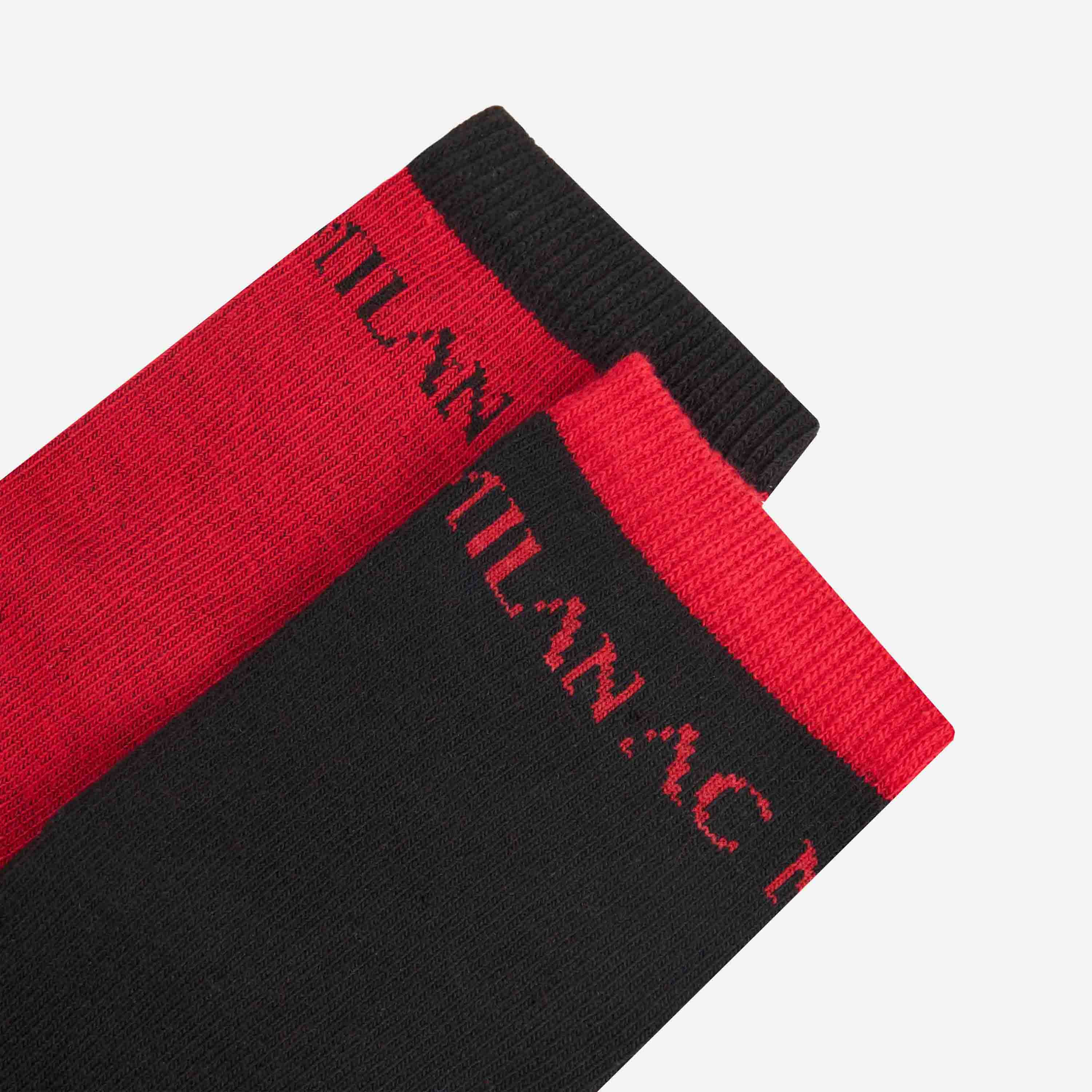 AC Milan calzini bambino box set cotone logo