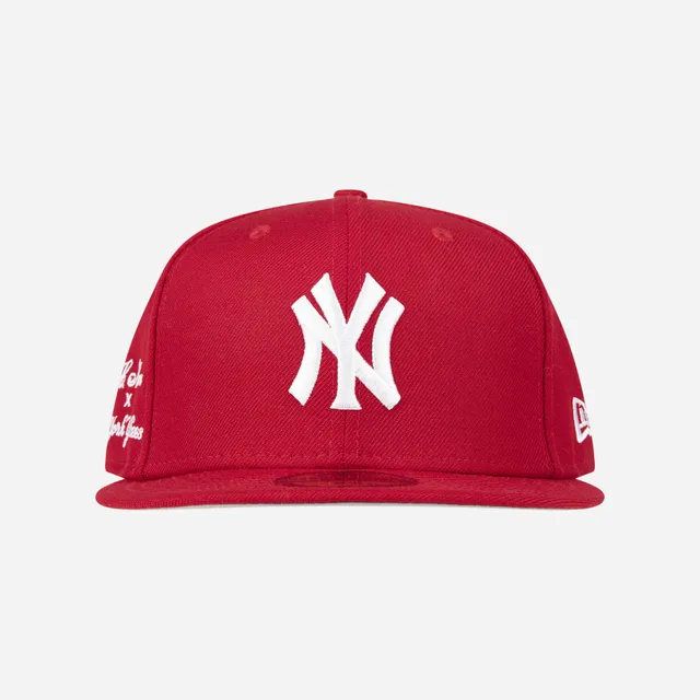AC Milan New Era 59Fifty cappello rosso fitted uomo cotone